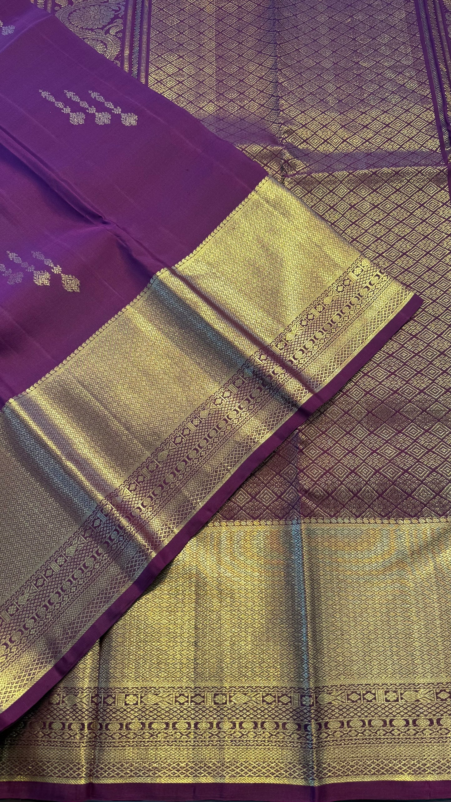 RASBERRY GOLD ZARI HANDLOOM KANCHIPURAM SILK SAREE (KSS167)