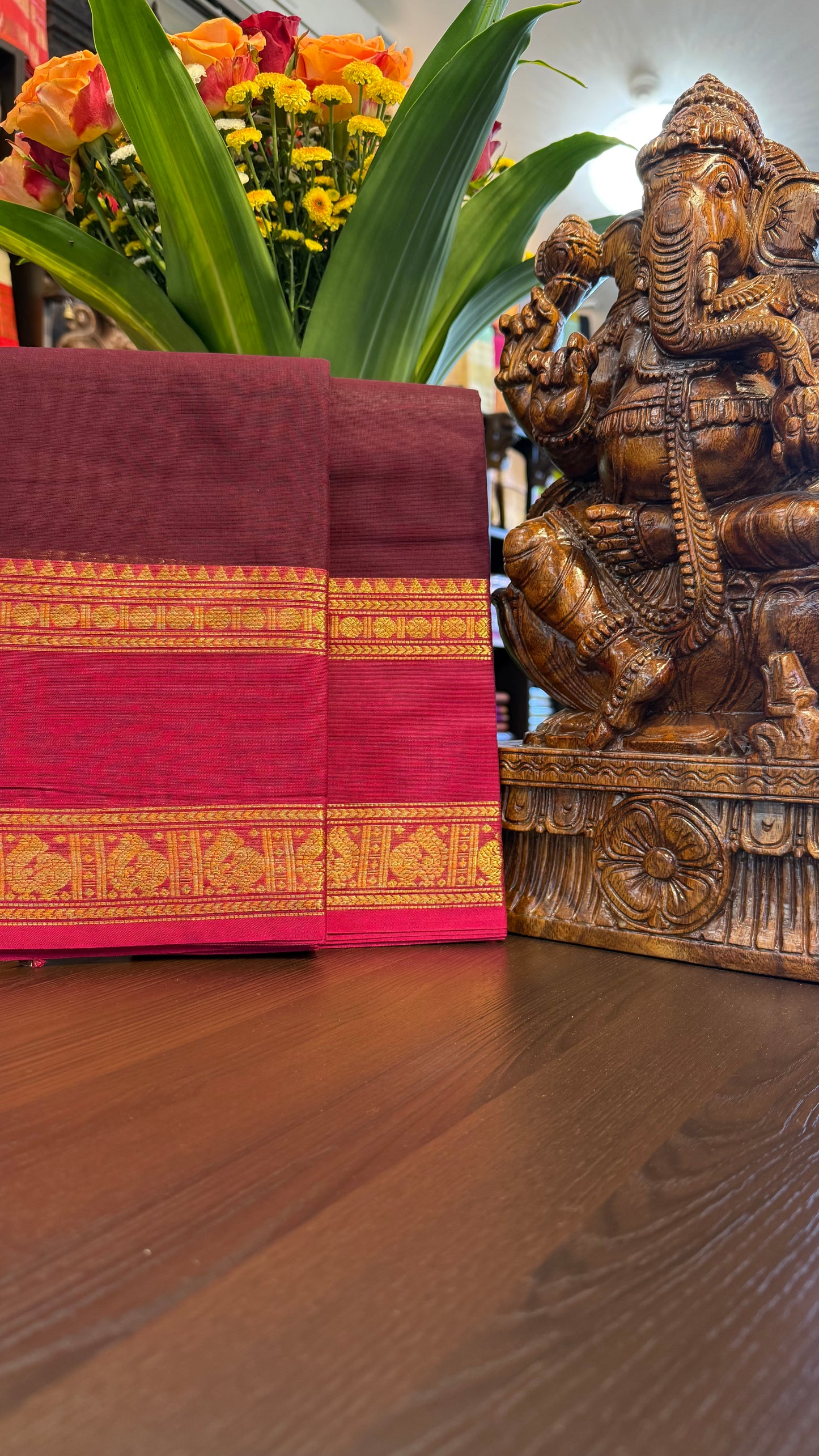 Kanchi Cotton Saree