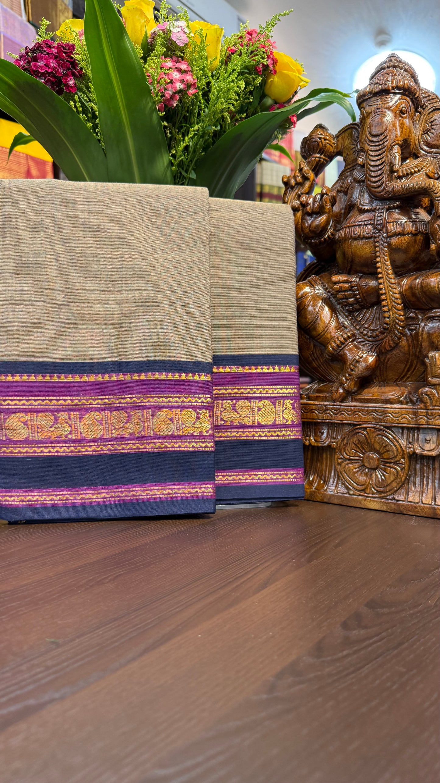 Kanchi Cotton Saree