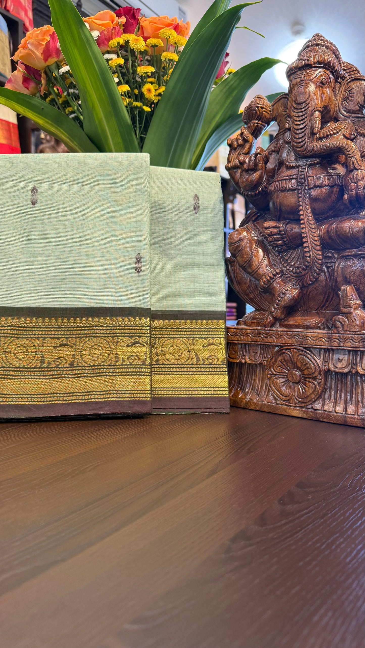 Kanchi Cotton Saree