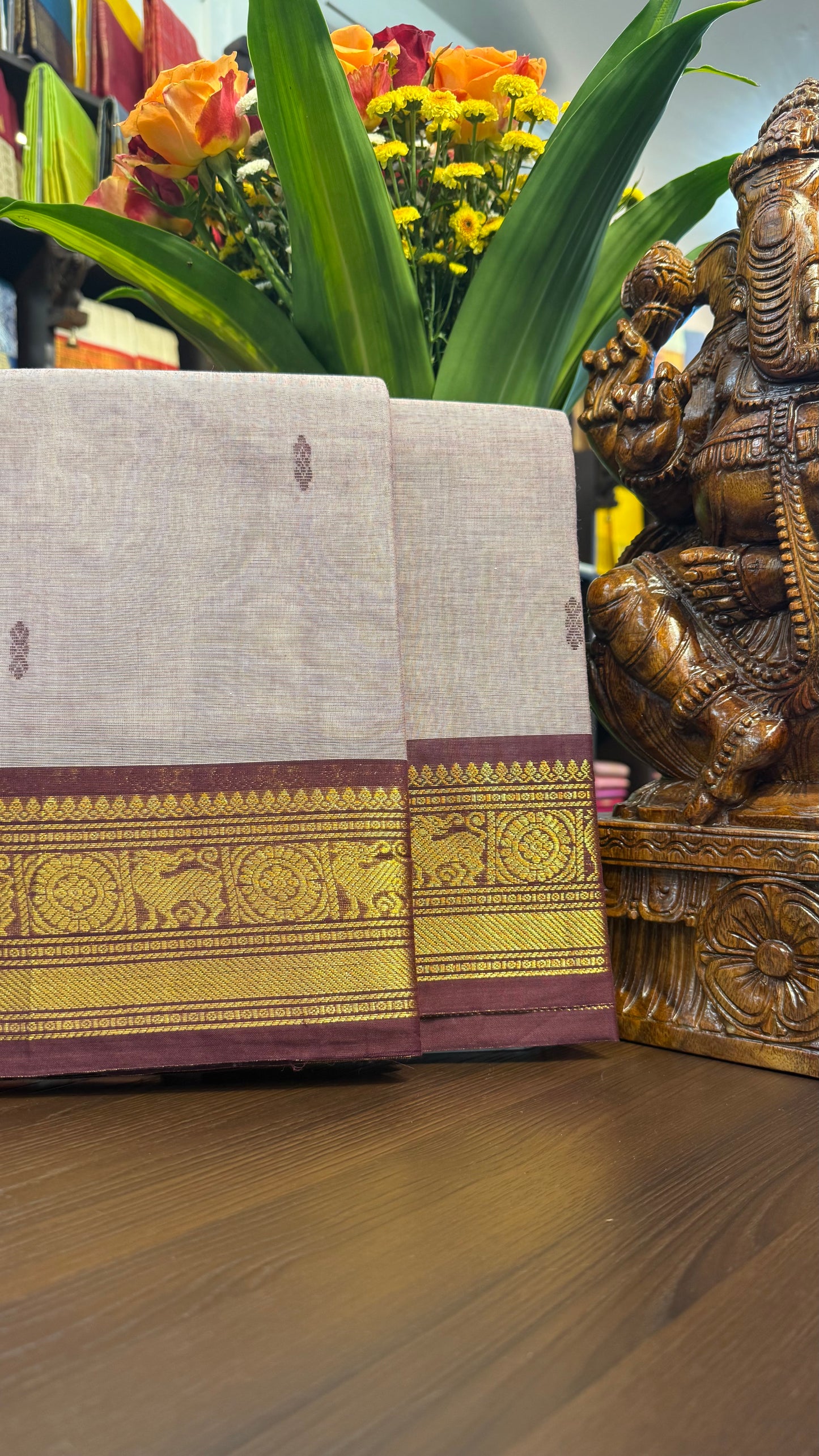Kanchi Cotton Saree