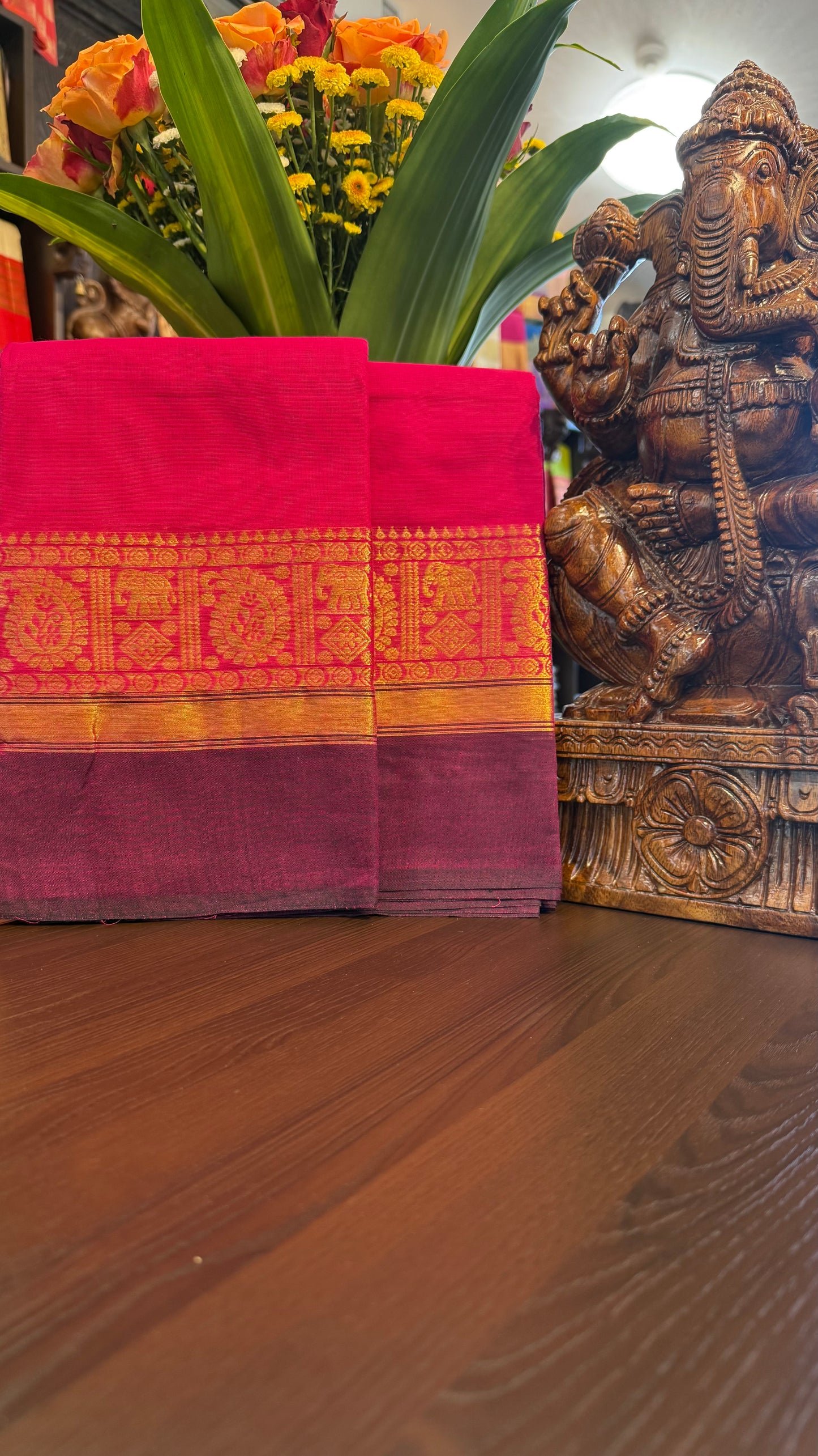 Kanchi Cotton Saree