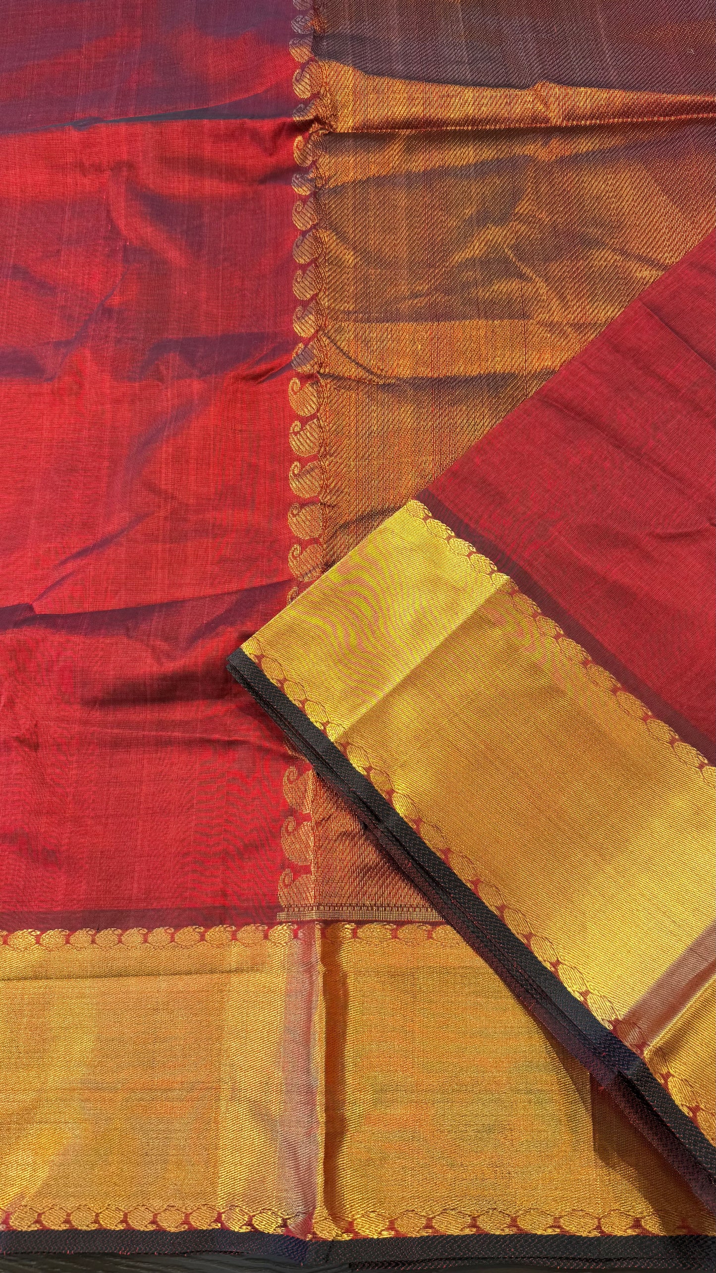 HANDLOOM KANCHIPURAM SILK COTTON (KSC199)