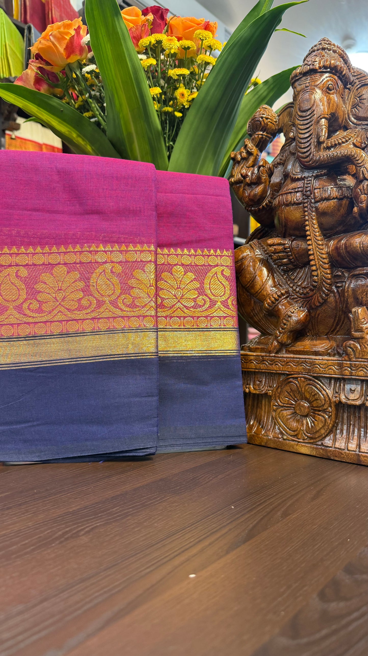 Kanchi Cotton Saree