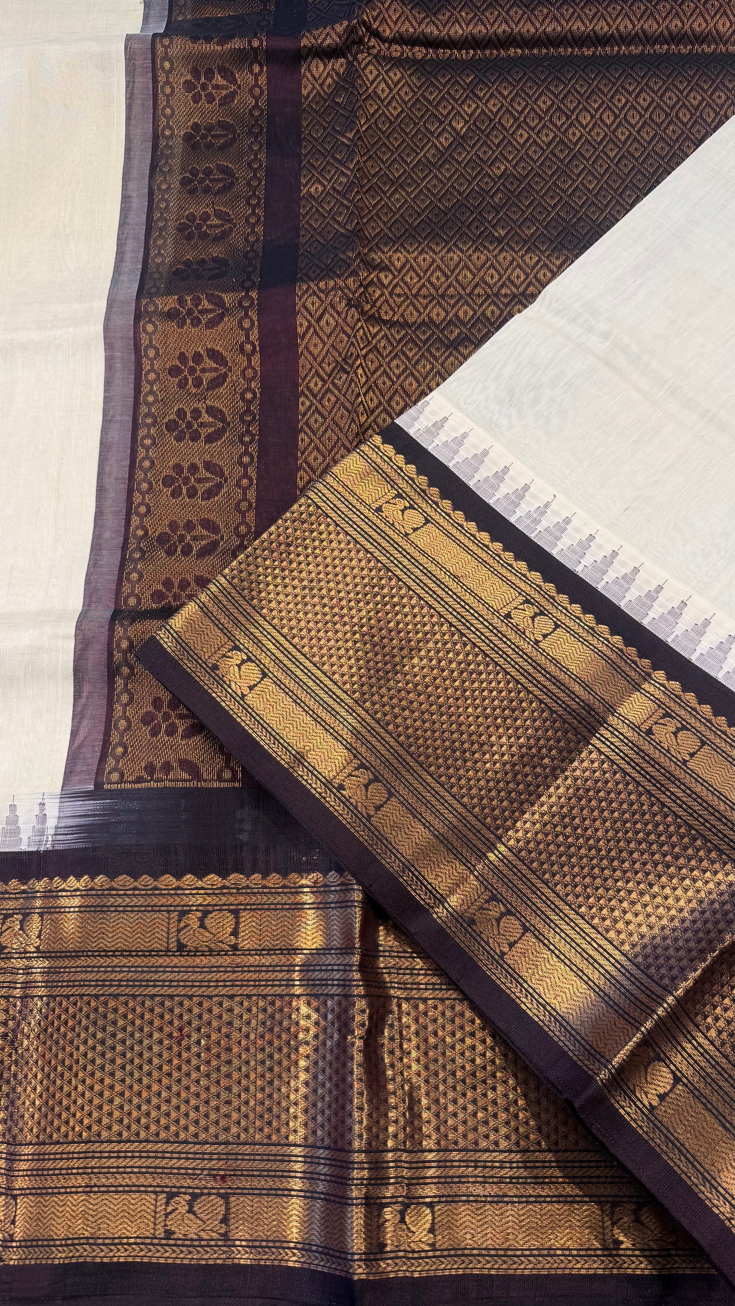 HANDLOOM KANCHIPURAM SILK COTTON (KSC267)