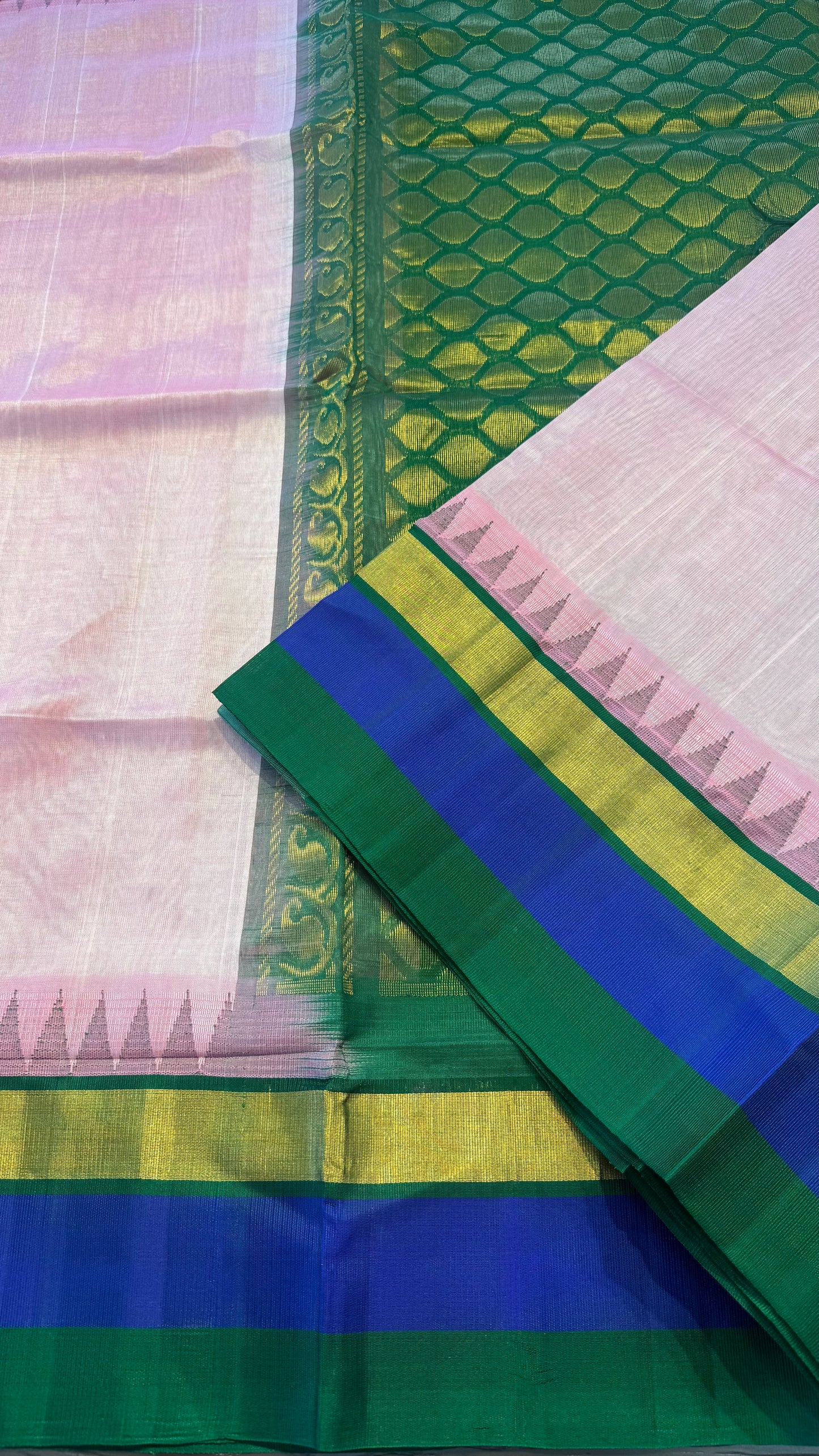 HANDLOOM KANCHIPURAM SILK COTTON (KSC240)