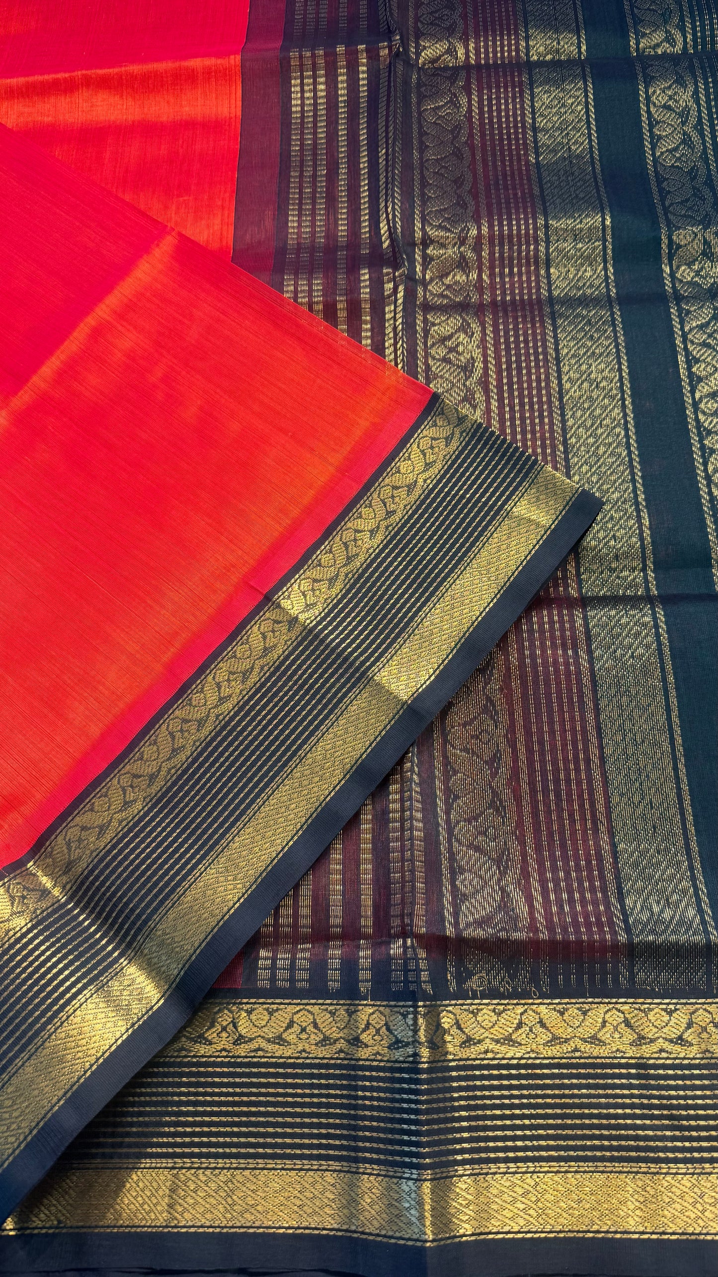 HANDLOOM KANCHIPURAM SILK COTTON (KSC165)