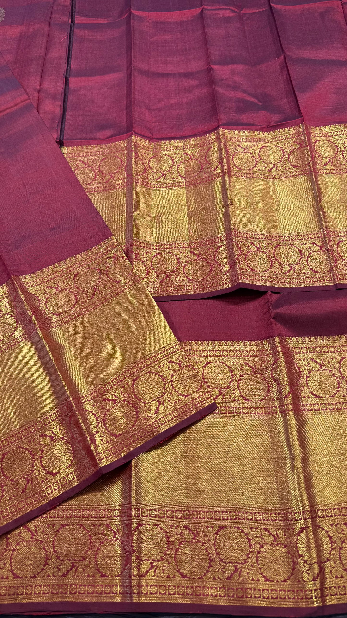 MAROON HANDLOOM KANCHIPURAM SILK SAREE(KSS575)