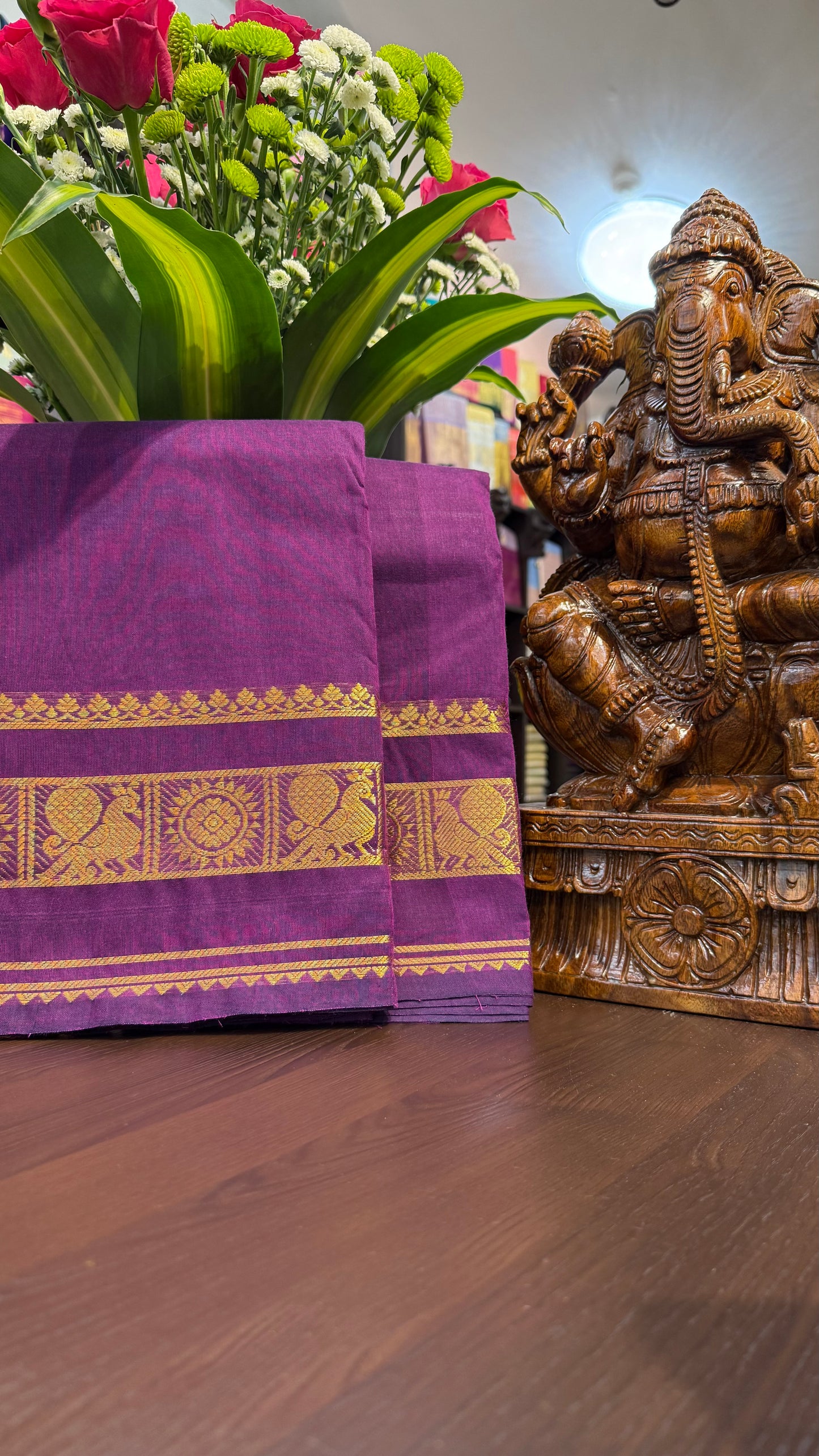 Kanchi Cotton Saree