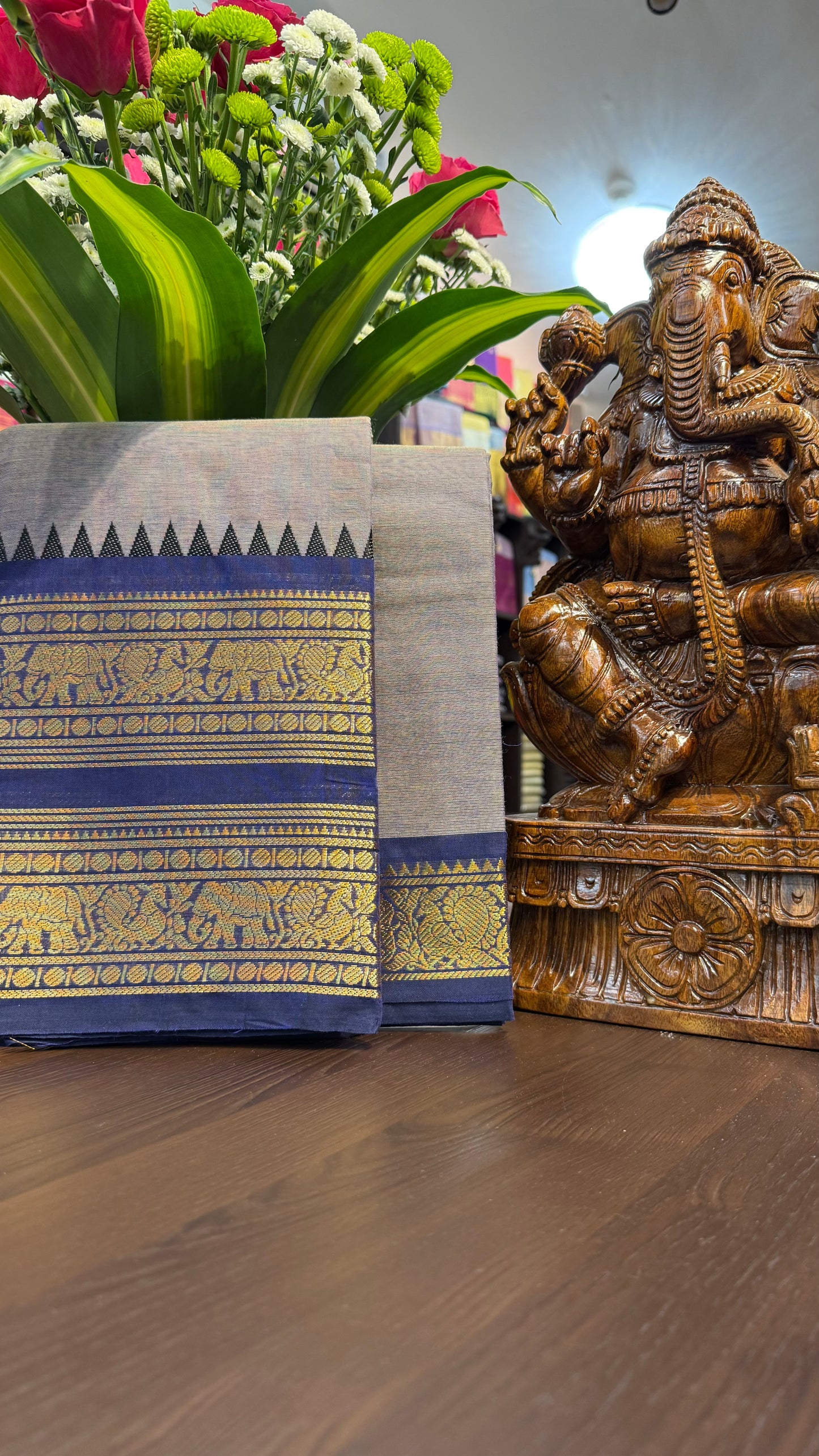 Kanchi Cotton Saree