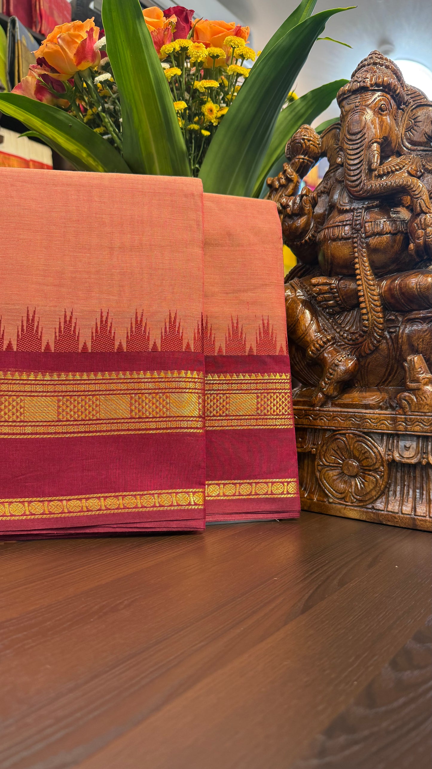 Kanchi Cotton Saree