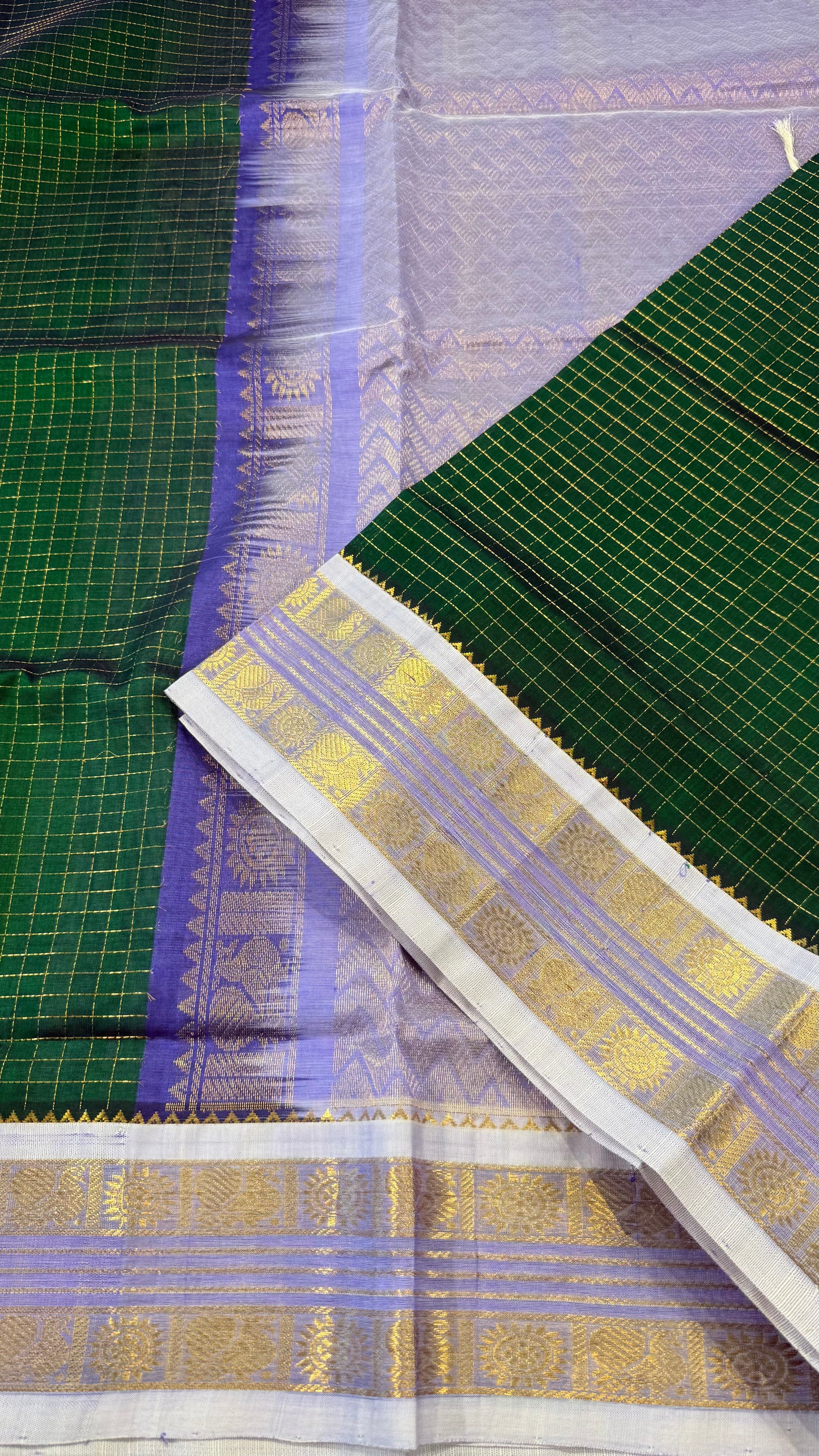 HANDLOOM KANCHIPURAM SILK COTTON (KSC275)