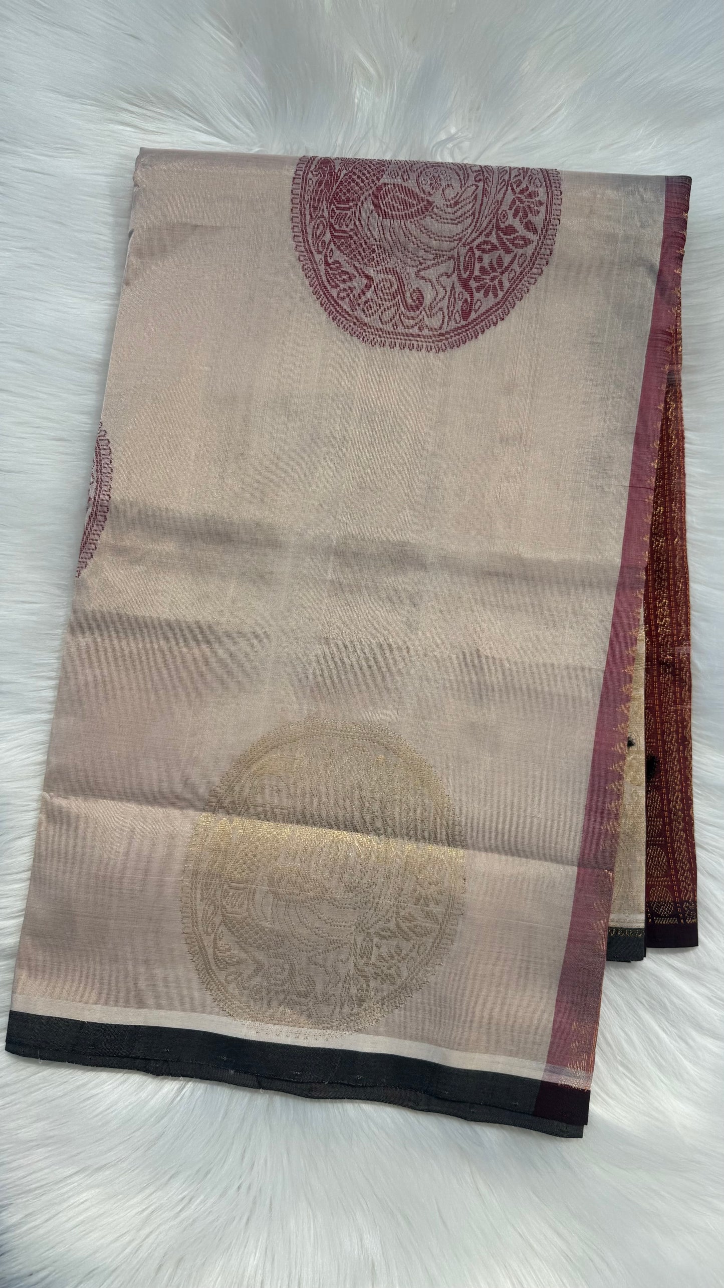 HANDLOOM KANCHIPURAM SILK COTTON (KSC172)