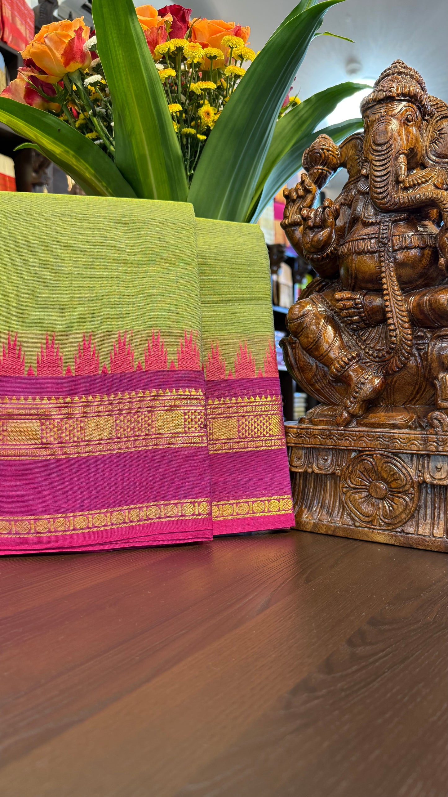 Kanchi Cotton Saree