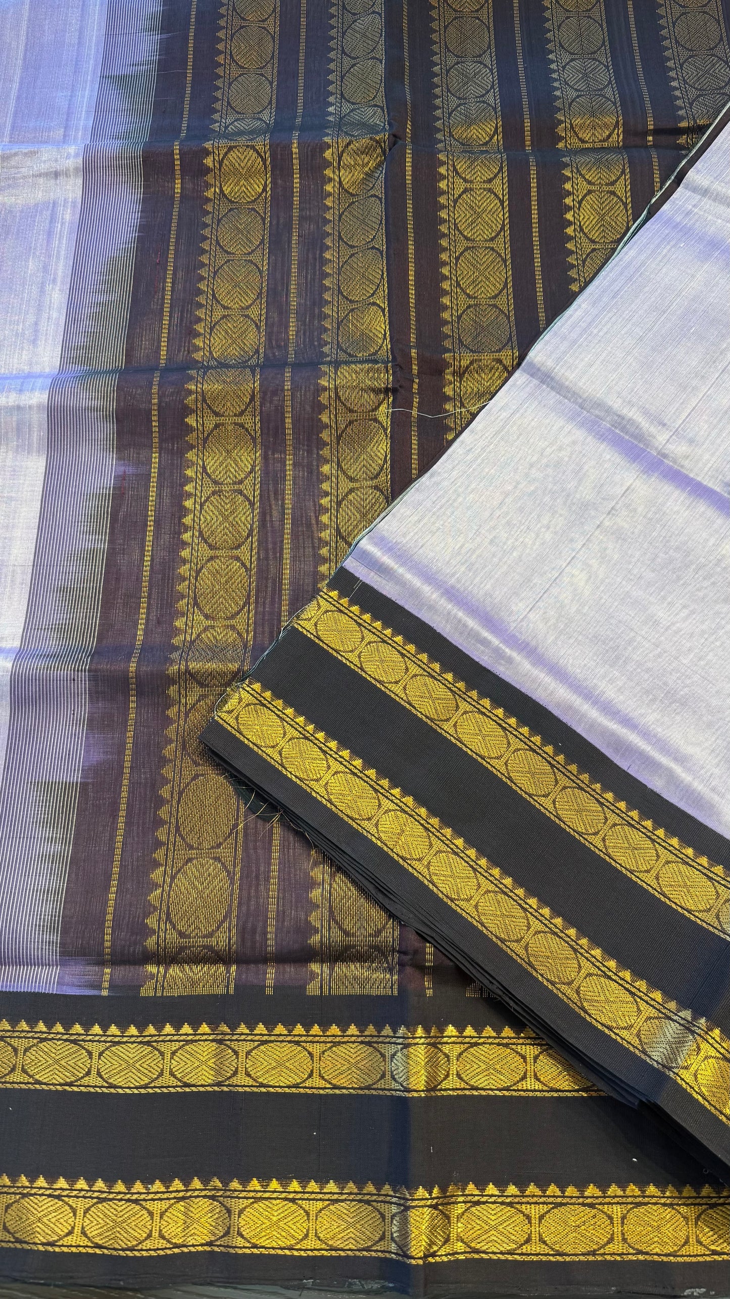 HANDLOOM KANCHIPURAM SILK COTTON (KSC268)