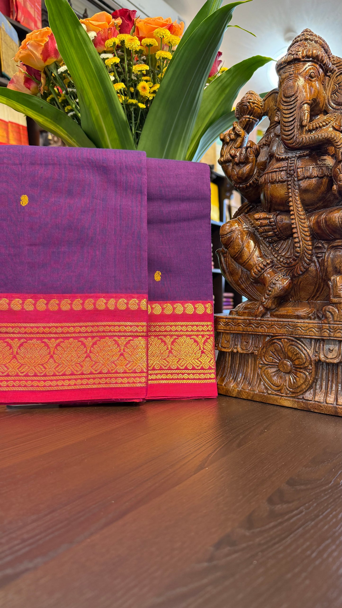 Kanchi Cotton Saree