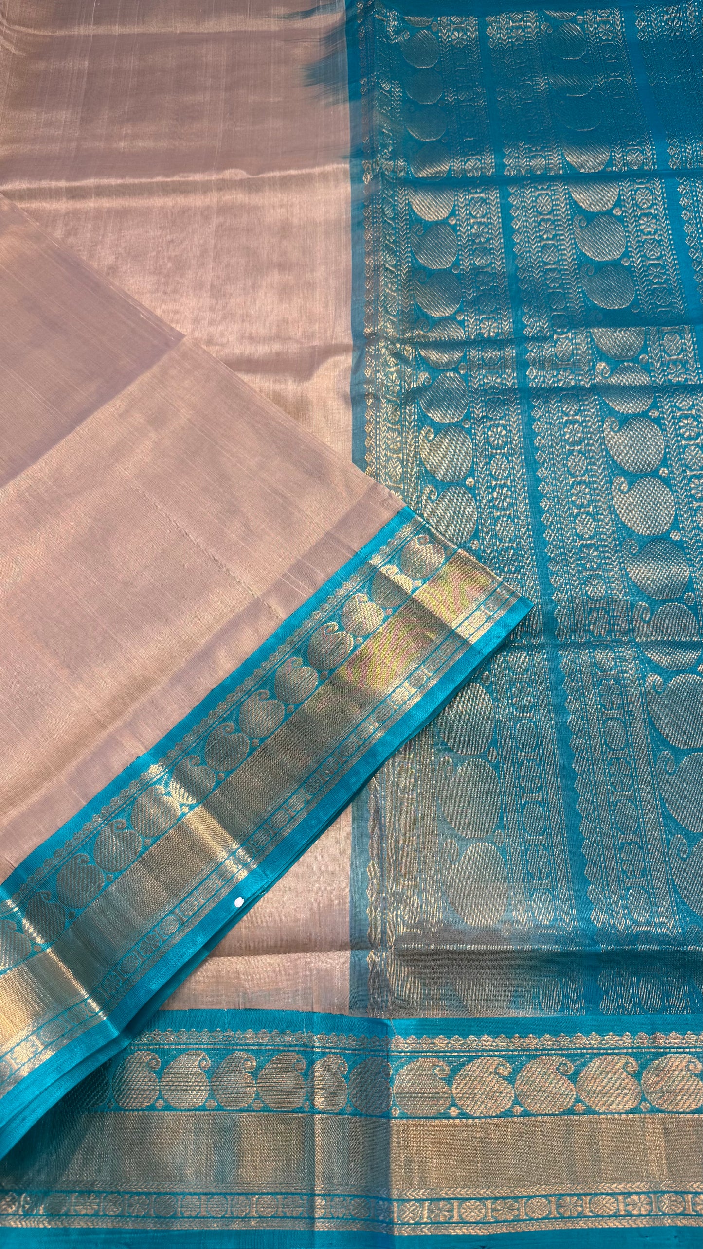 HANDLOOM KANCHIPURAM SILK COTTON (KSC167)