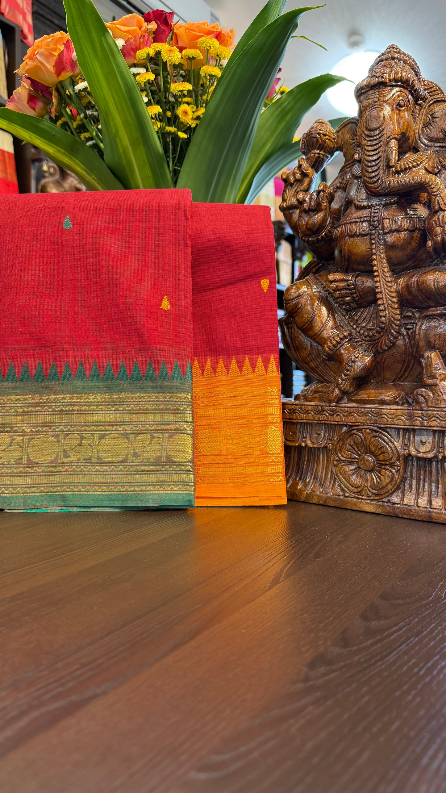 Kanchi Cotton Saree