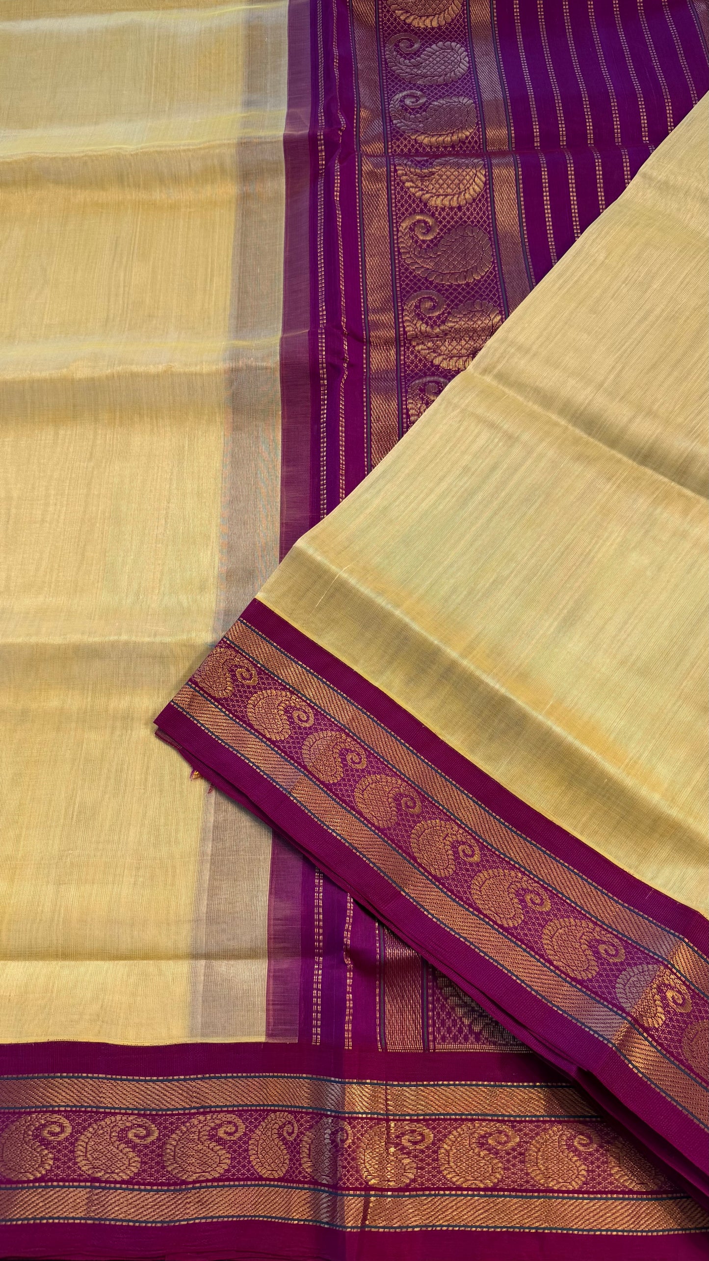 HANDLOOM KANCHIPURAM SILK COTTON (KSC205)