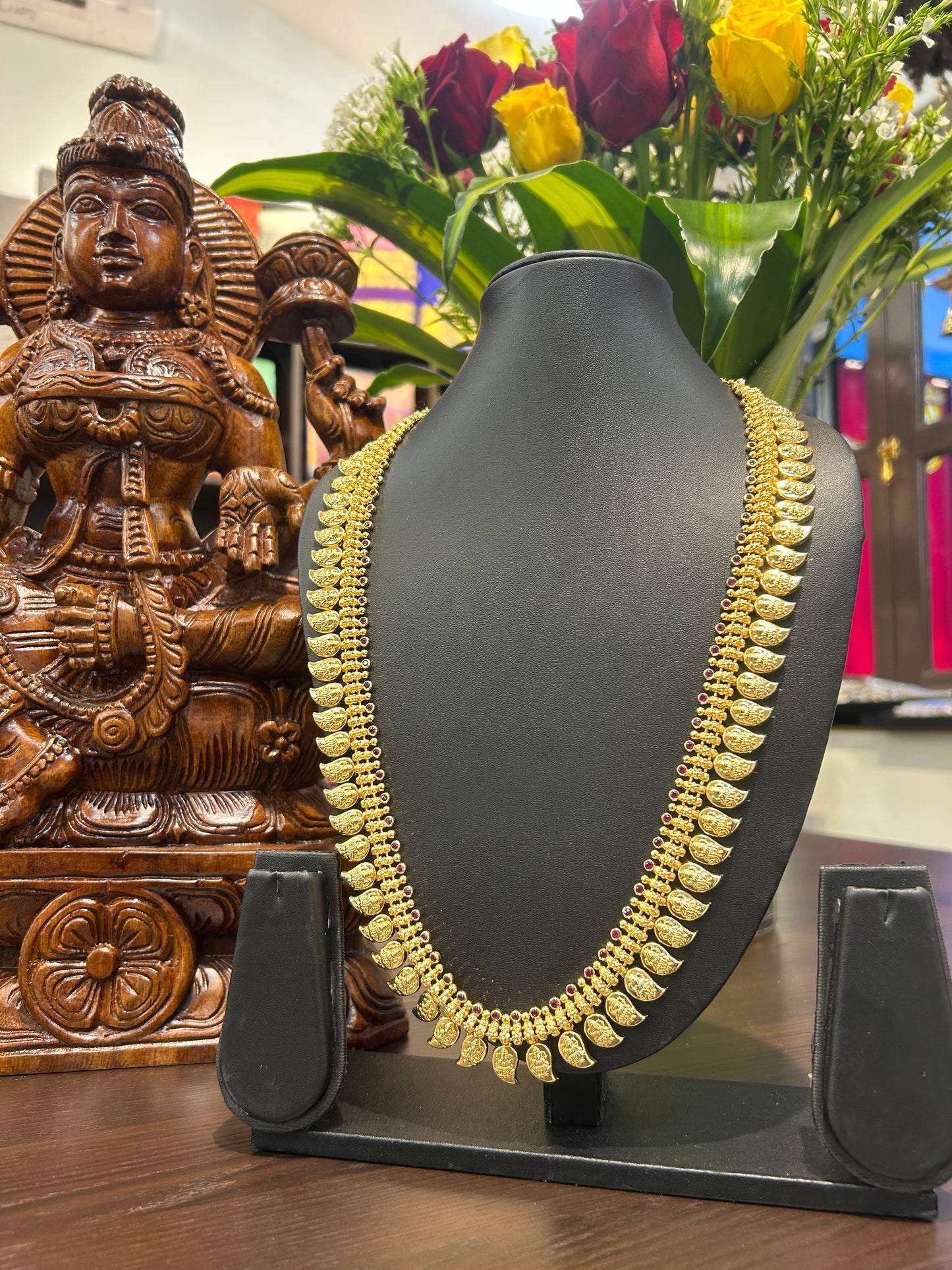Tanu 916 Polish Mango Long Necklace