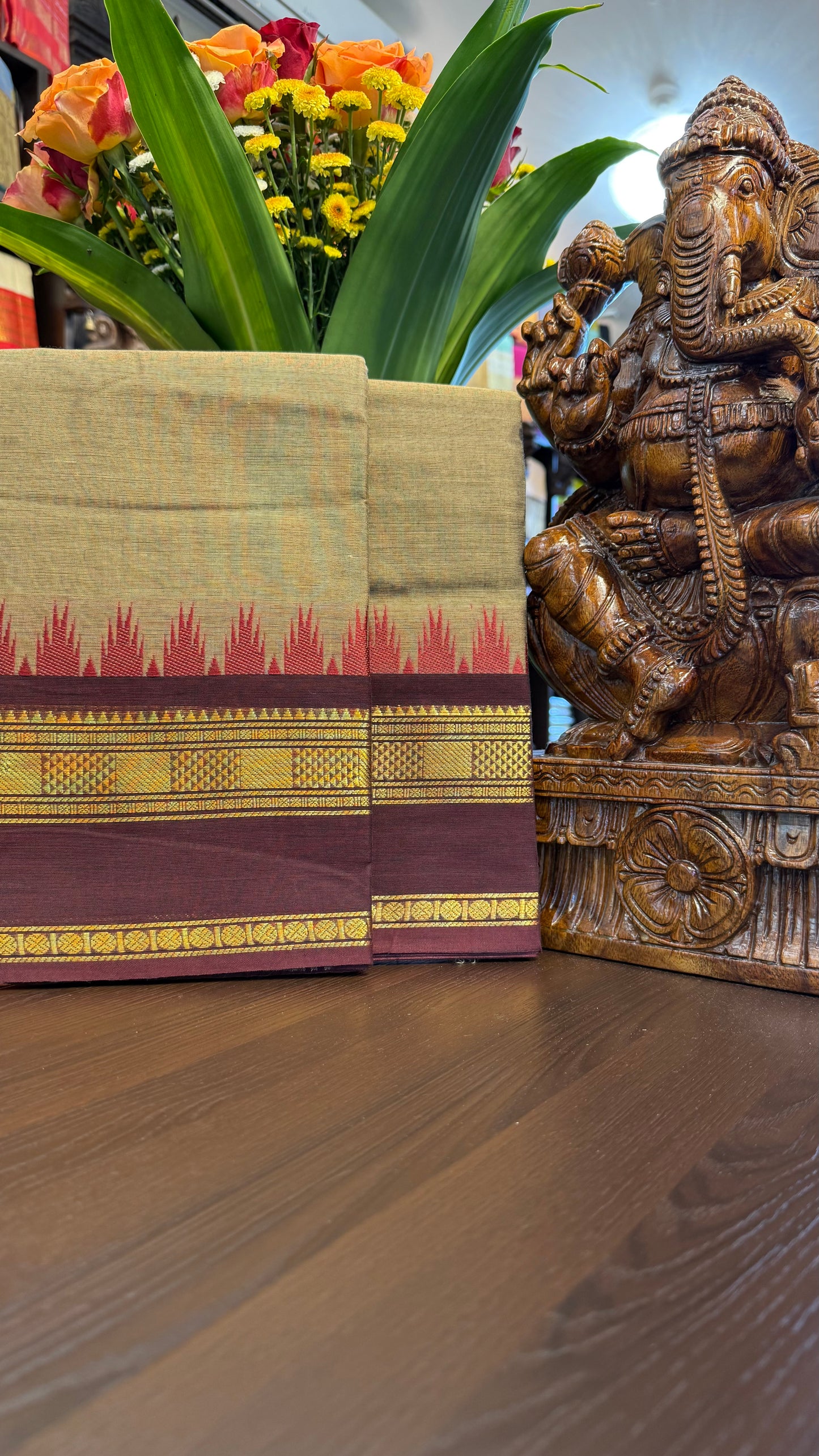 Kanchi Cotton Saree