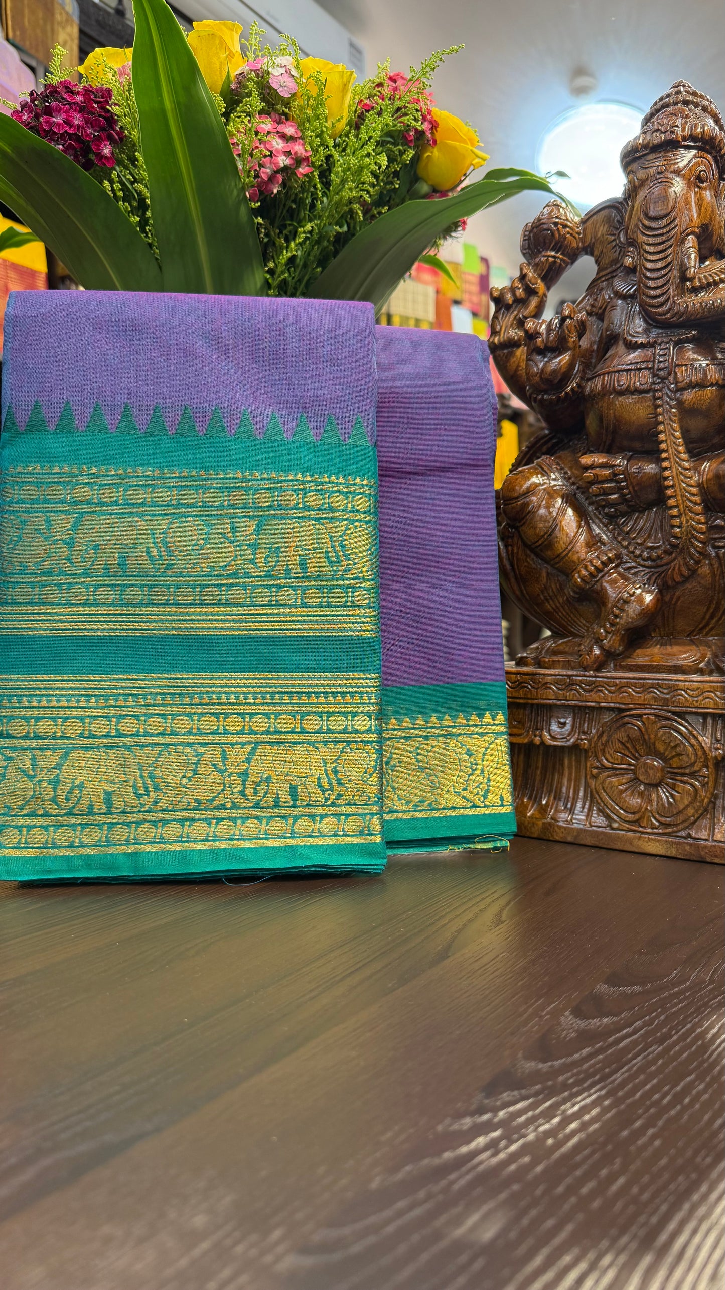 Kanchi Cotton Saree