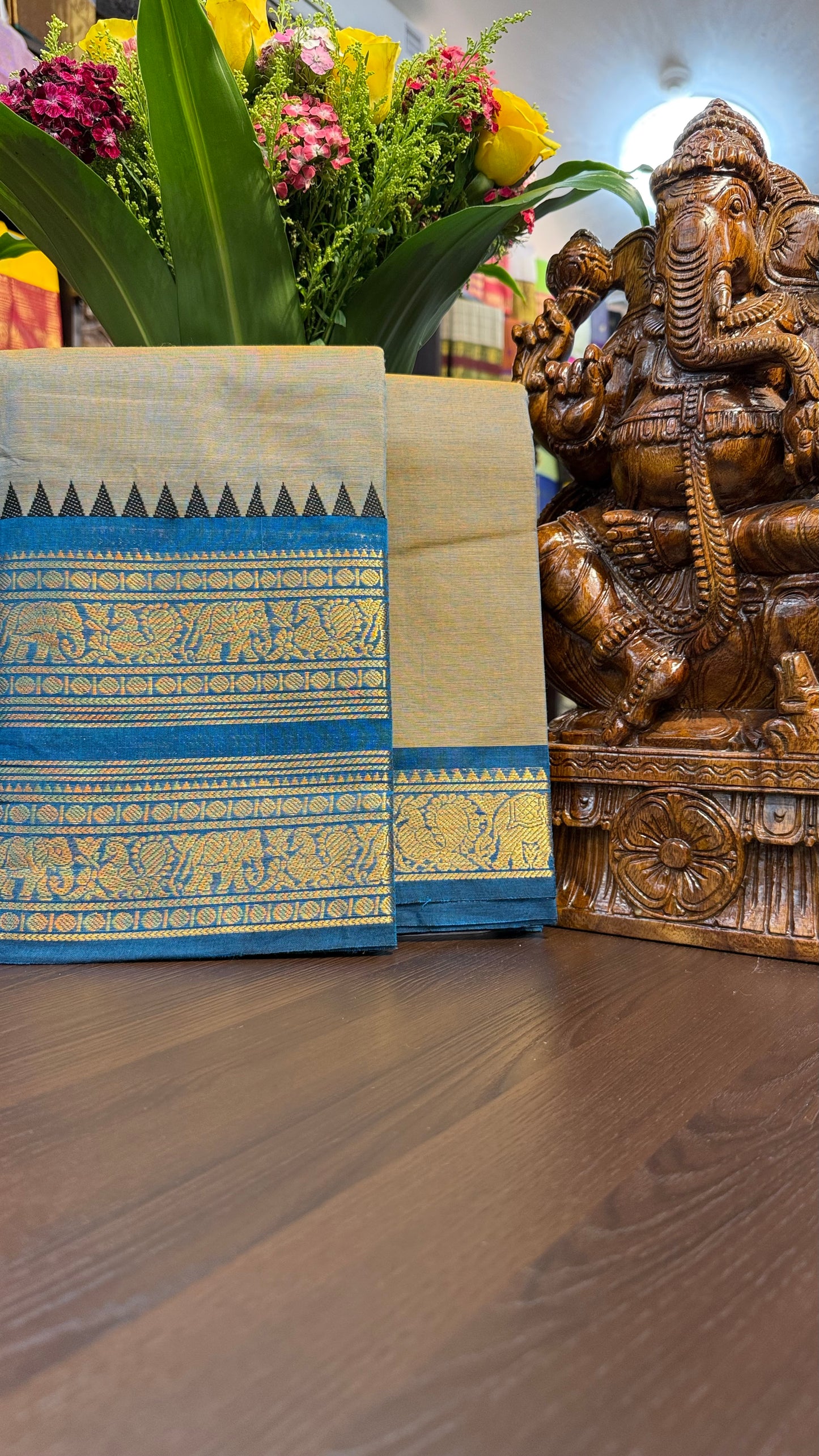 Kanchi Cotton Saree