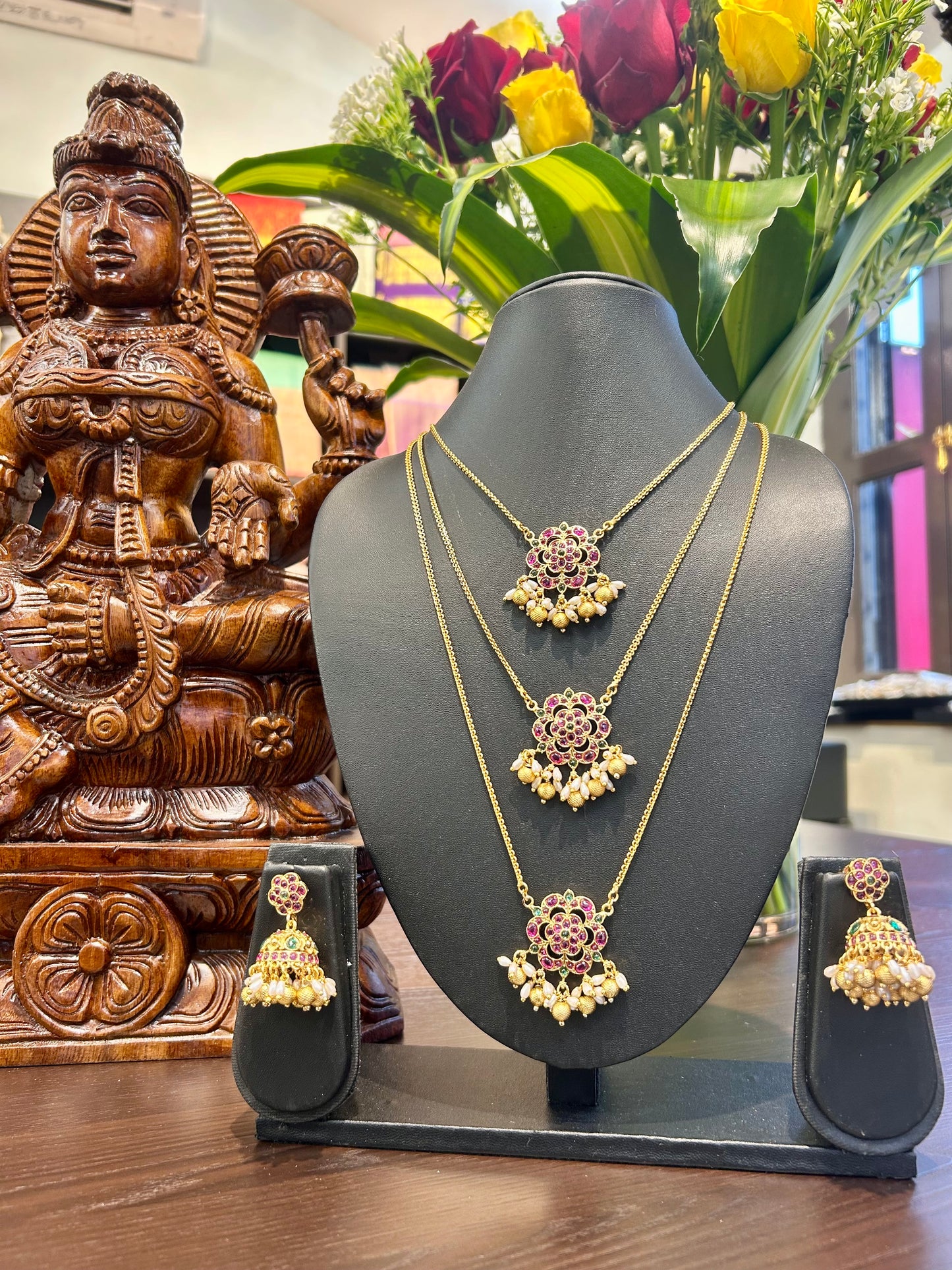 Bipasha Long Necklace Jewellery Set