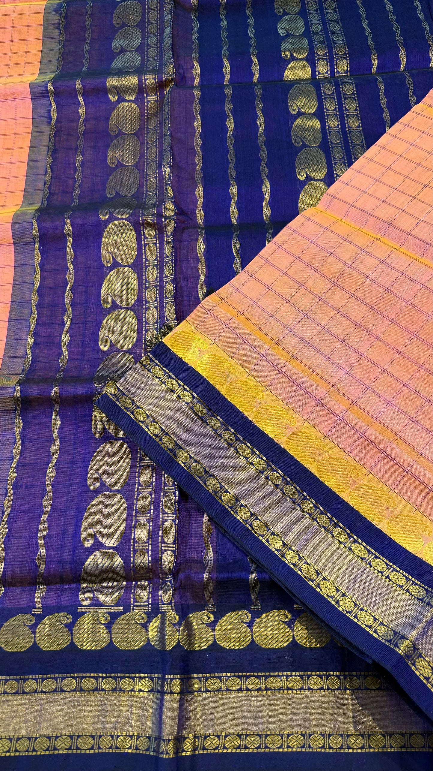 HANDLOOM KANCHIPURAM SILK COTTON (KSC251)