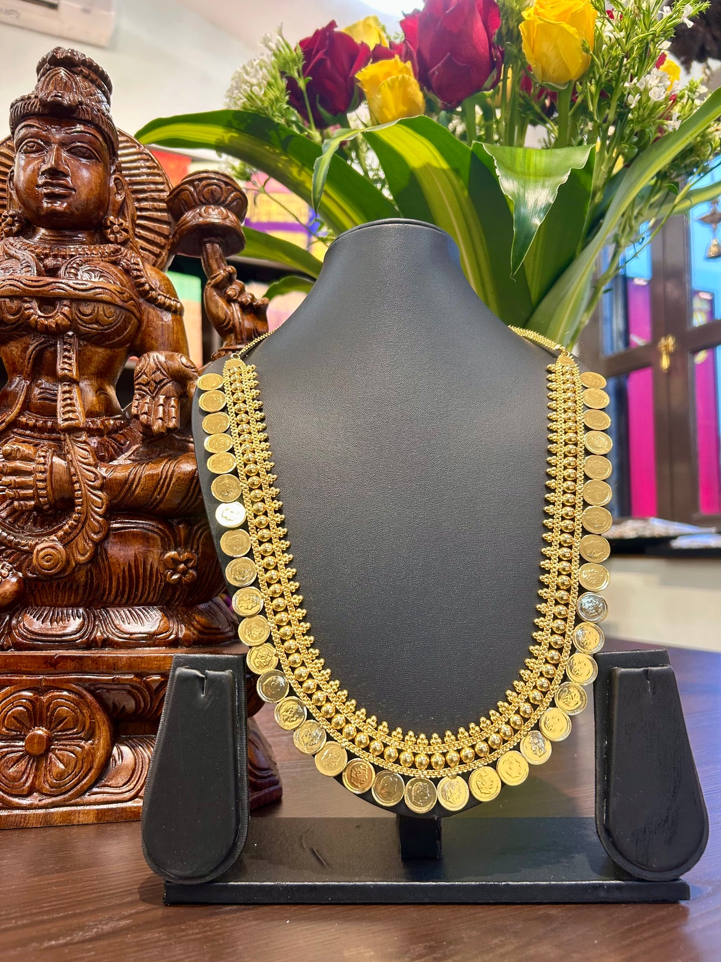 Charvi 916 Polish Kassu Malai Long Necklace