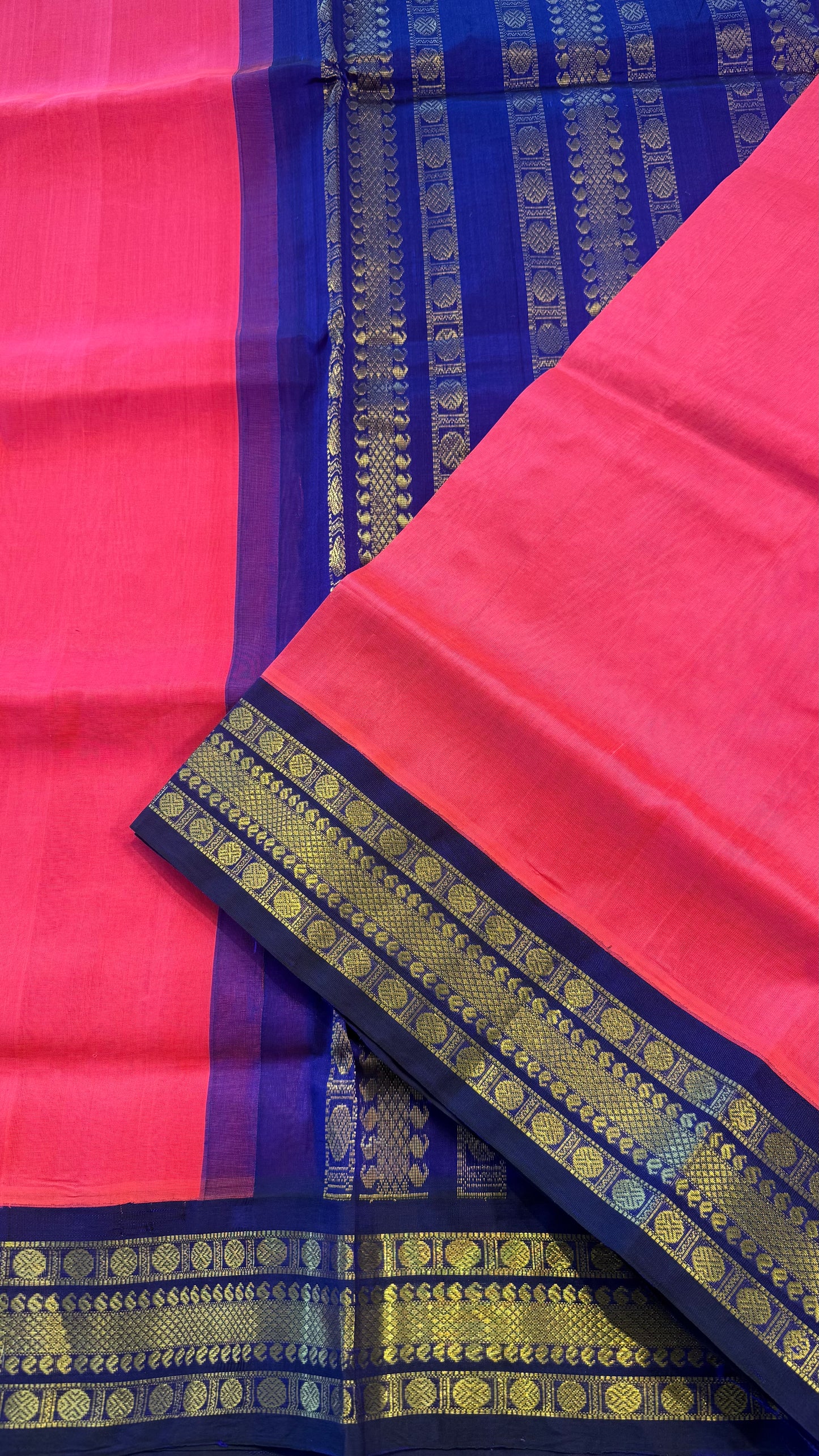 HANDLOOM KANCHIPURAM SILK COTTON (KSC215)