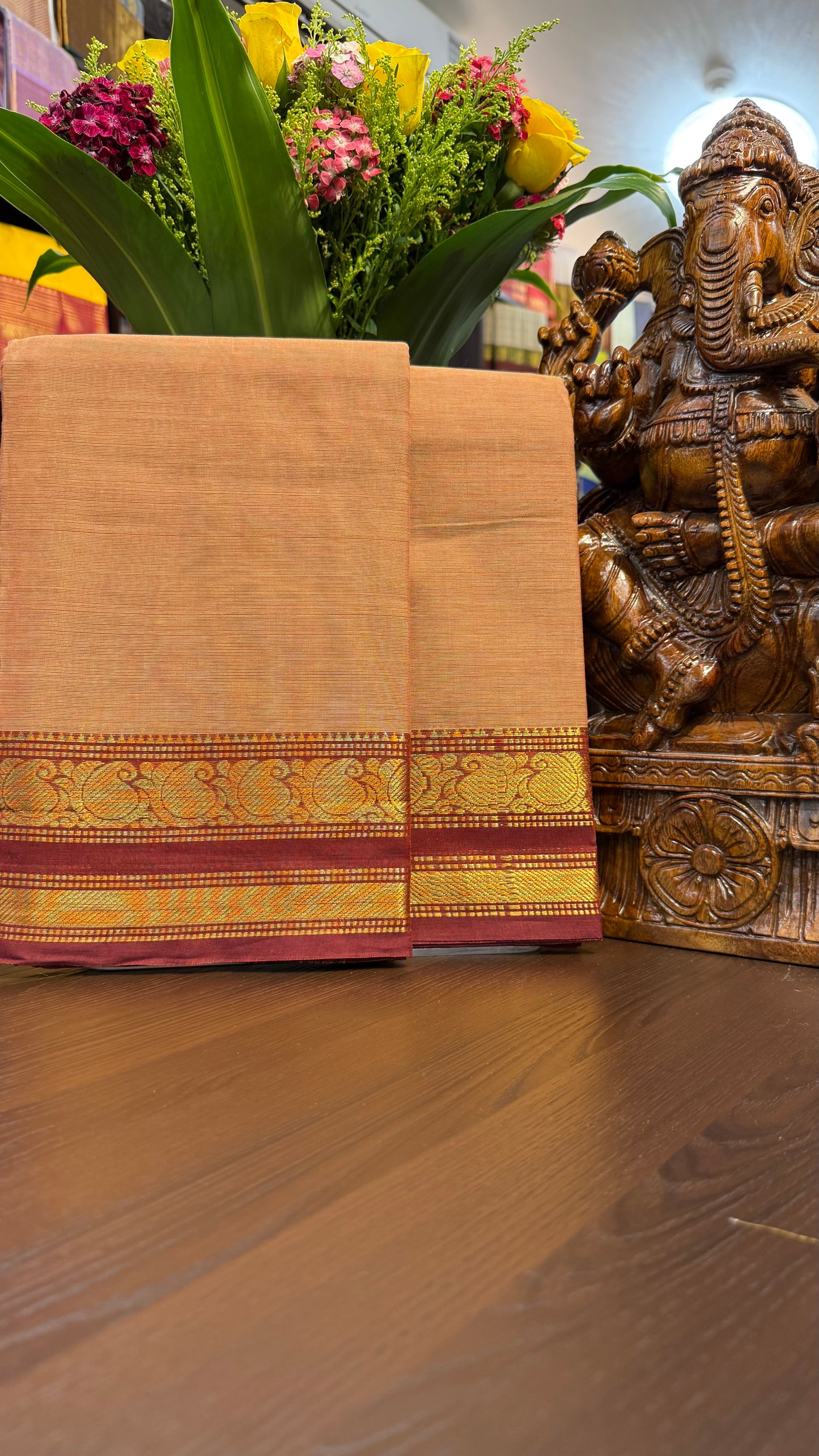 Kanchi Cotton Saree