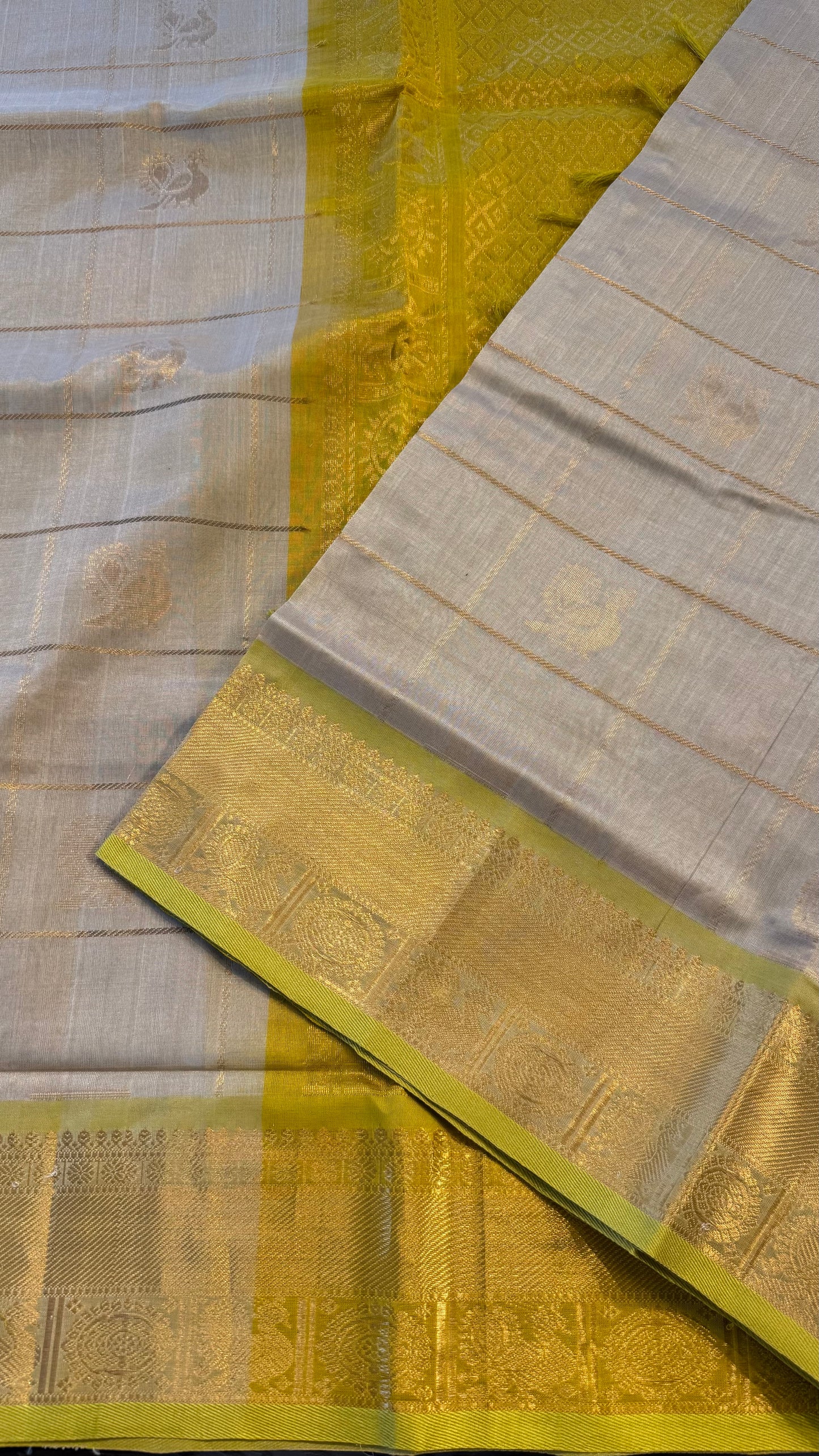 HANDLOOM KANCHIPURAM SILK COTTON (KSC279)