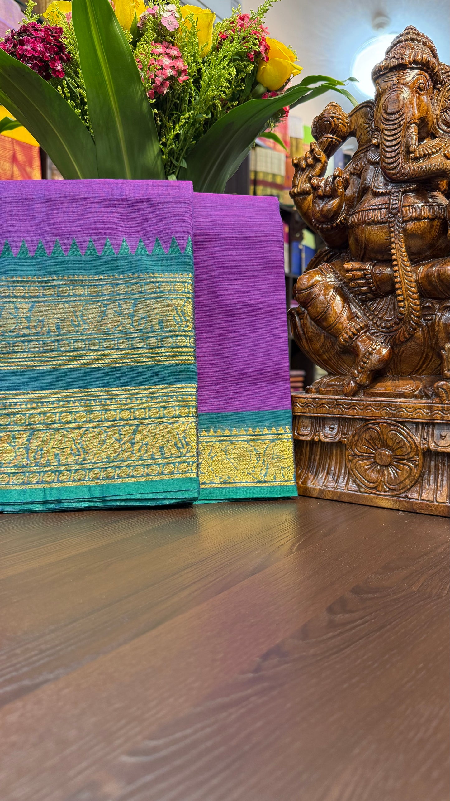 Kanchi Cotton Saree