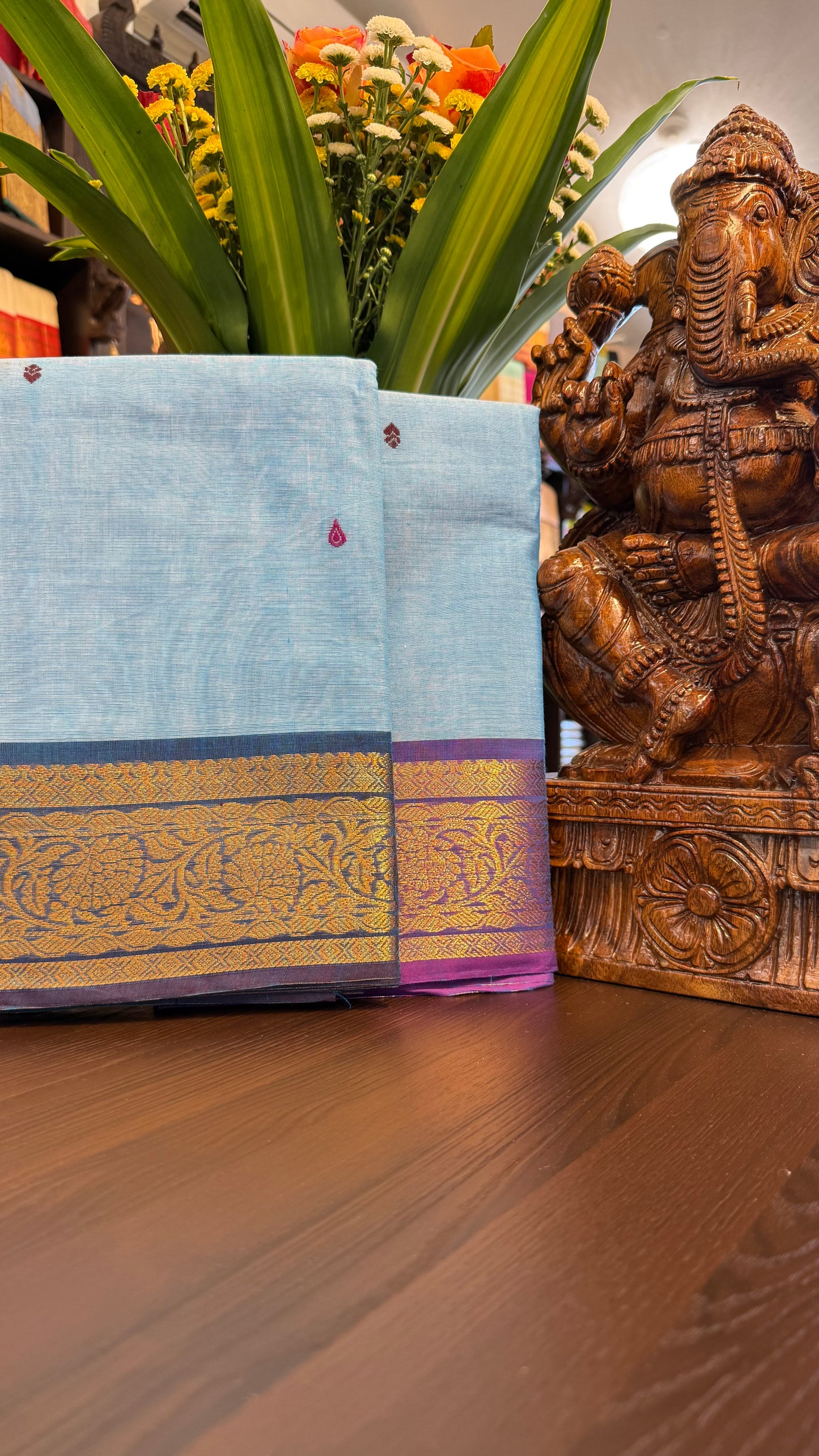 Kanchi Cotton Saree
