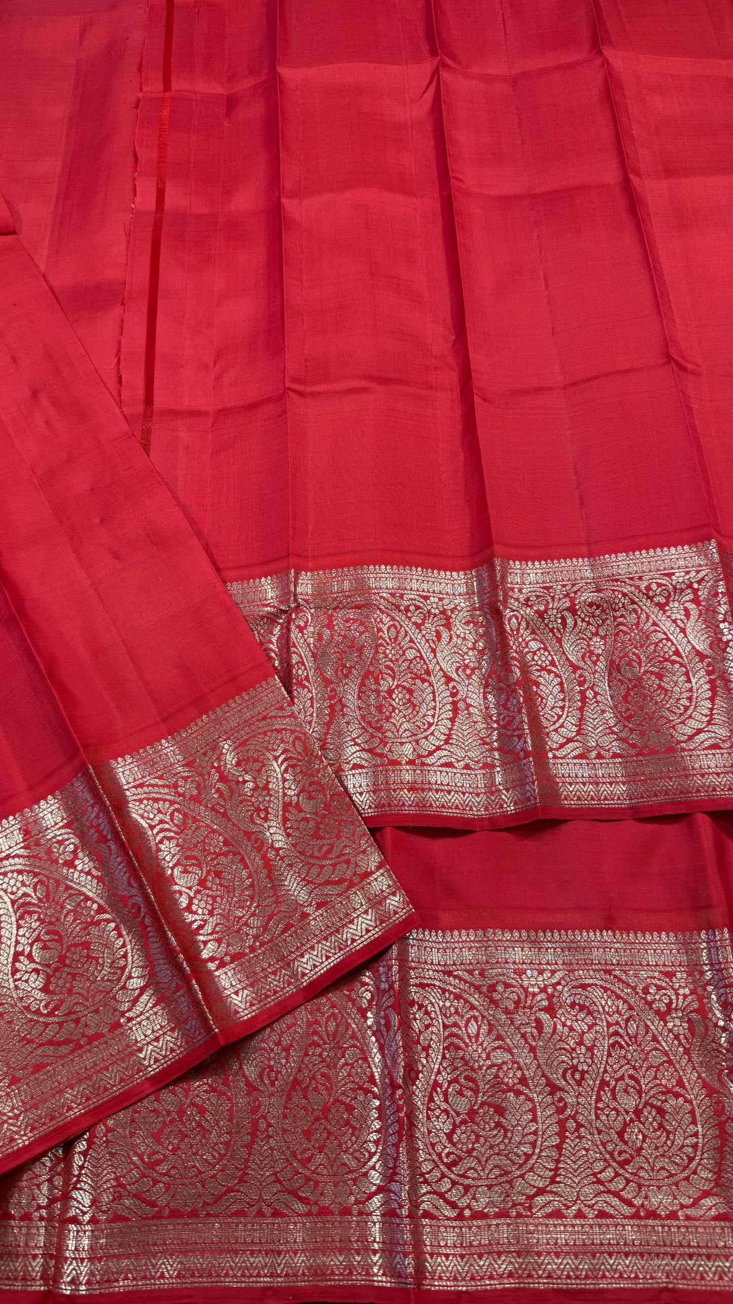 CHILLI RED HANLOOM KANCHIPURAM SILK SAREE (KSS 583)