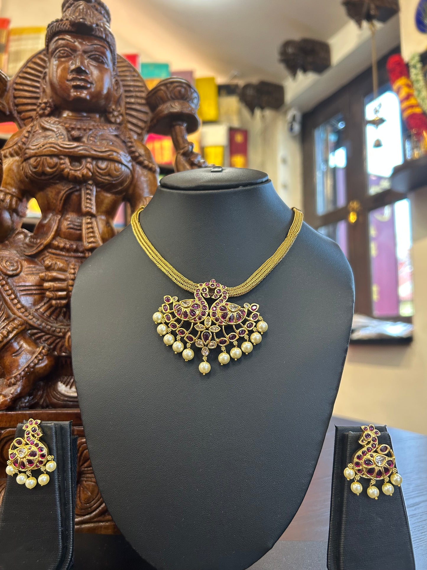 Ruby Annam Necklace