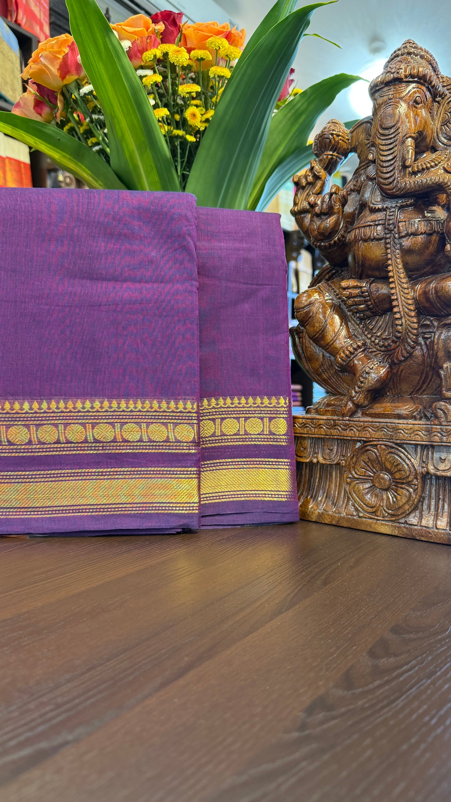 Kanchi Cotton Saree