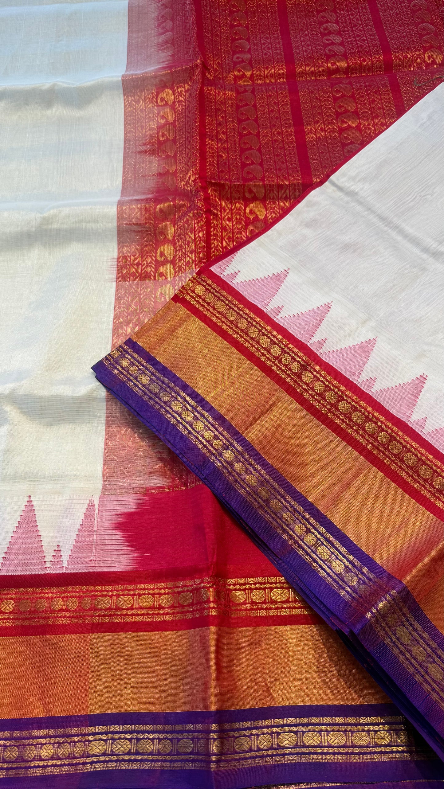 HANDLOOM KANCHIPURAM SILK COTTON (KSC247)