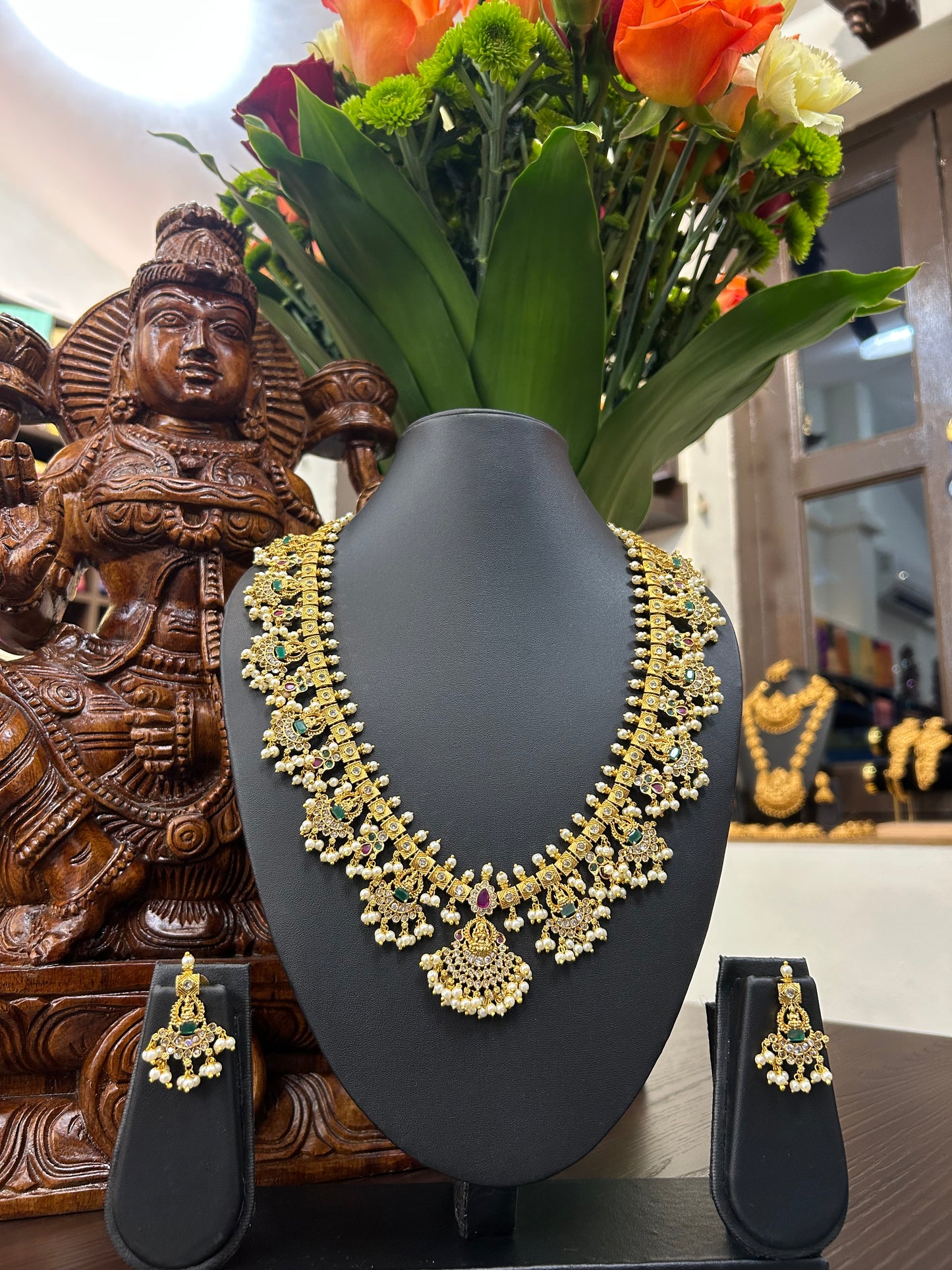 Daniki Long Necklace Jewellery Set