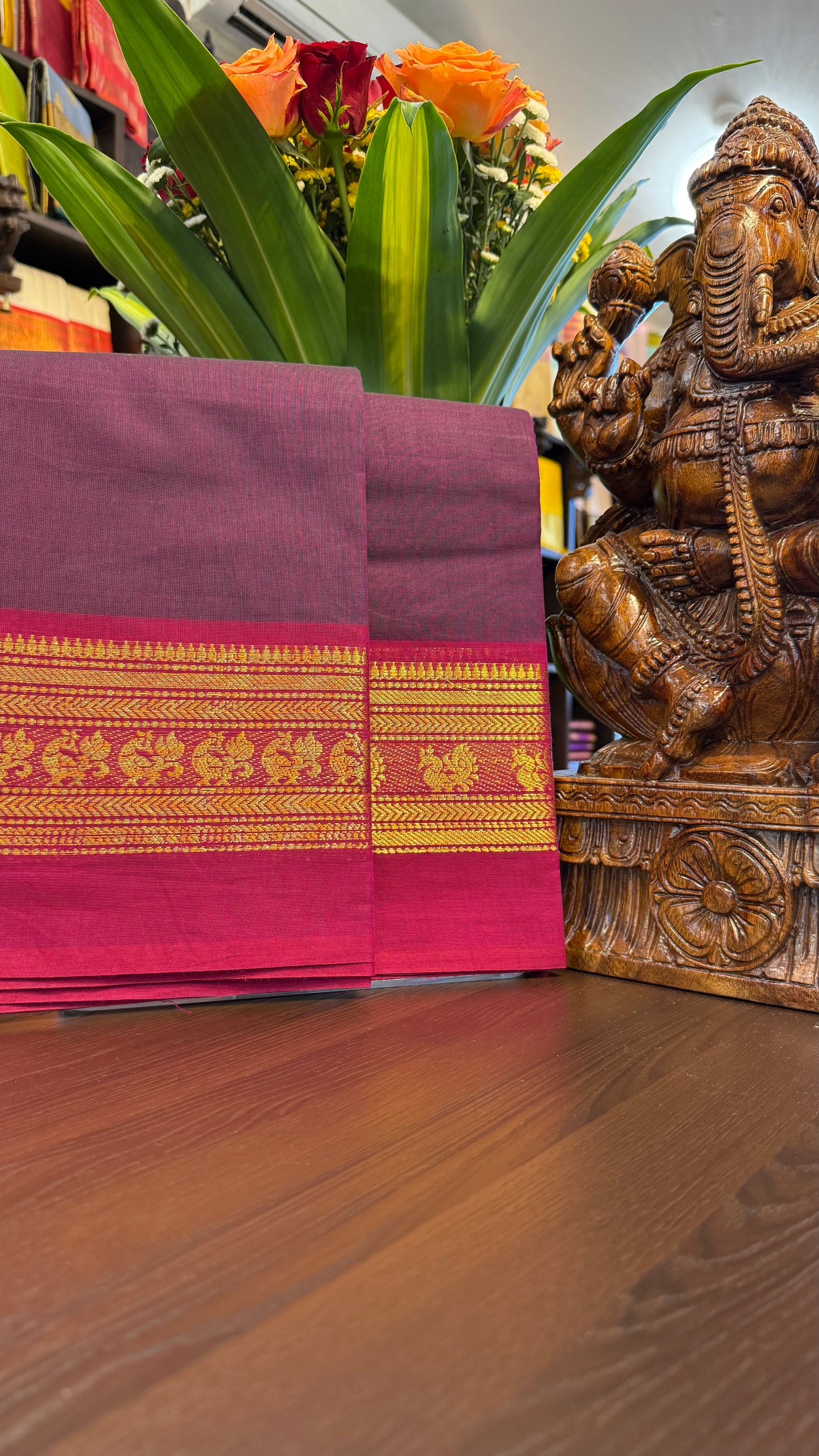 Kanchi Cotton Saree
