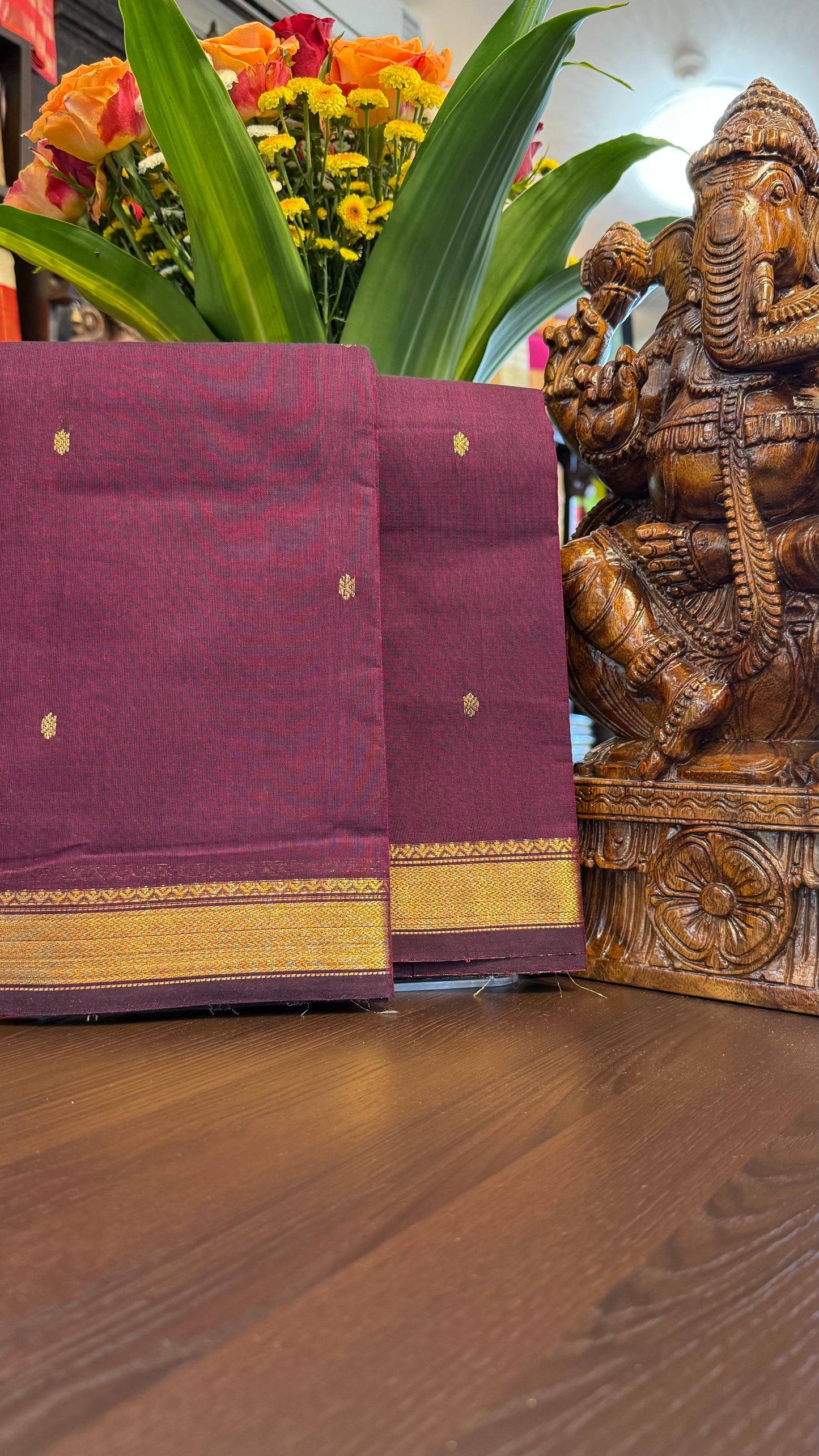 Kanchi Cotton Saree