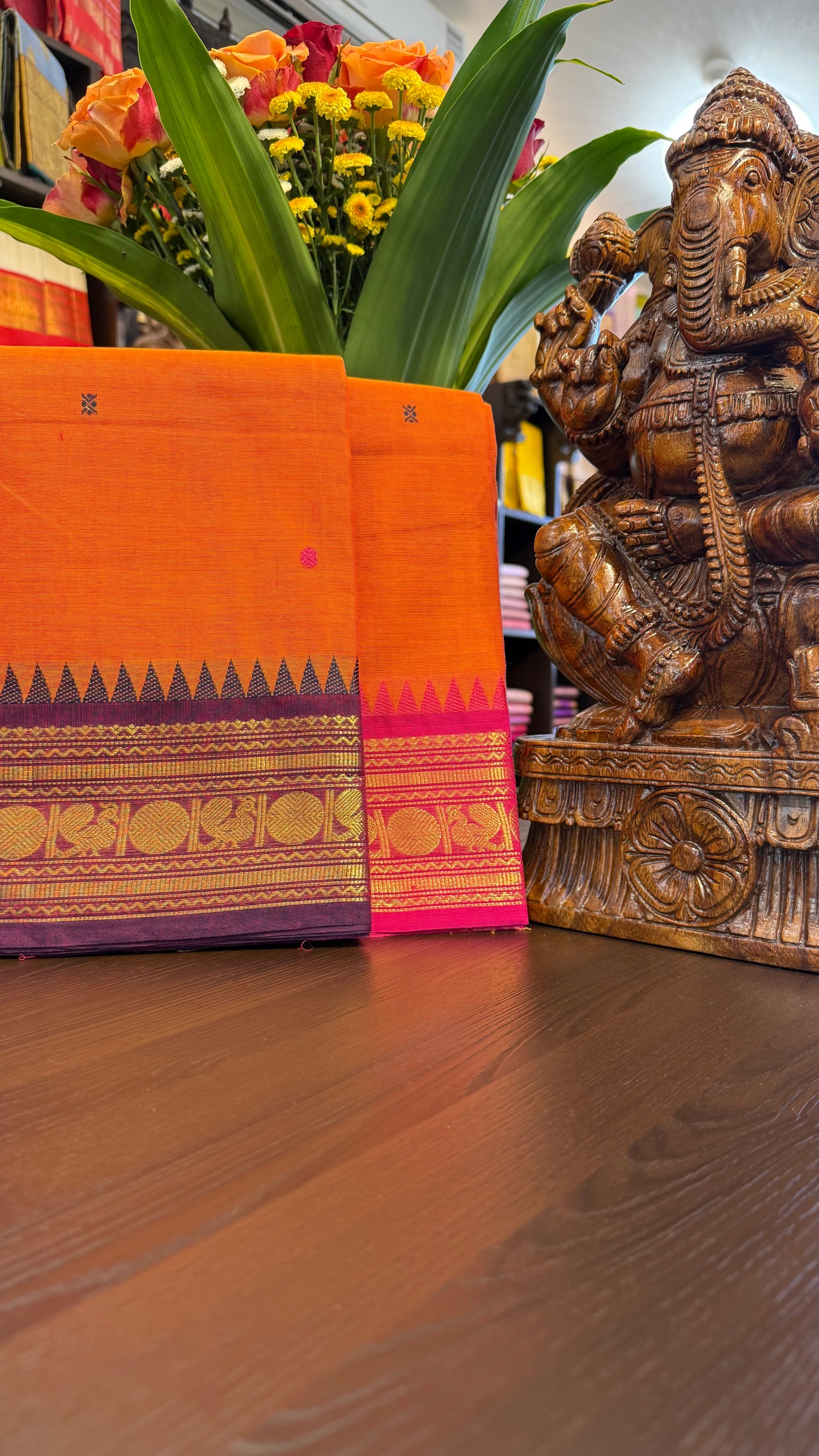 Kanchi Cotton Saree