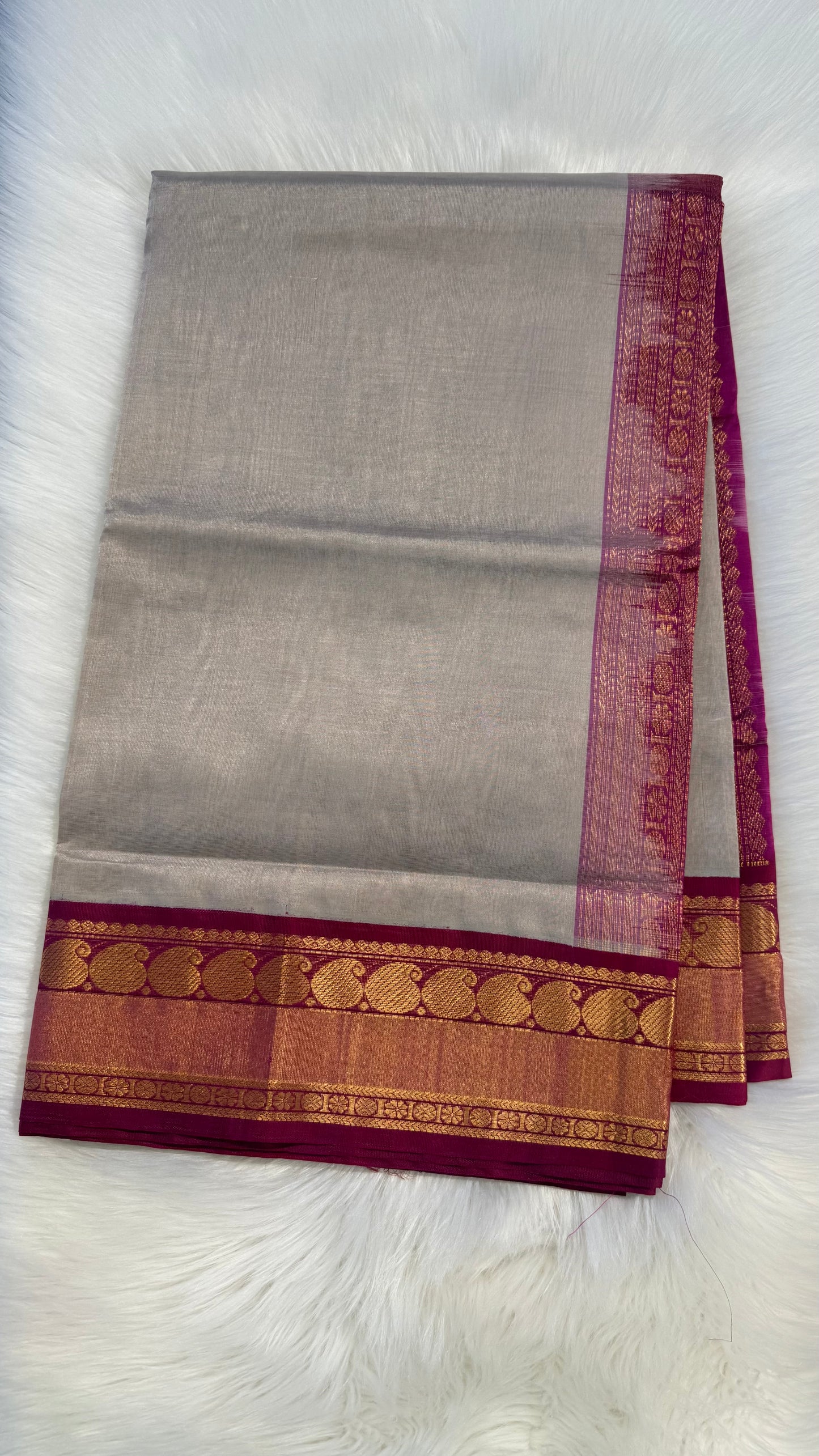 HANDLOOM KANCHIPURAM SILK COTTON (KSC166)