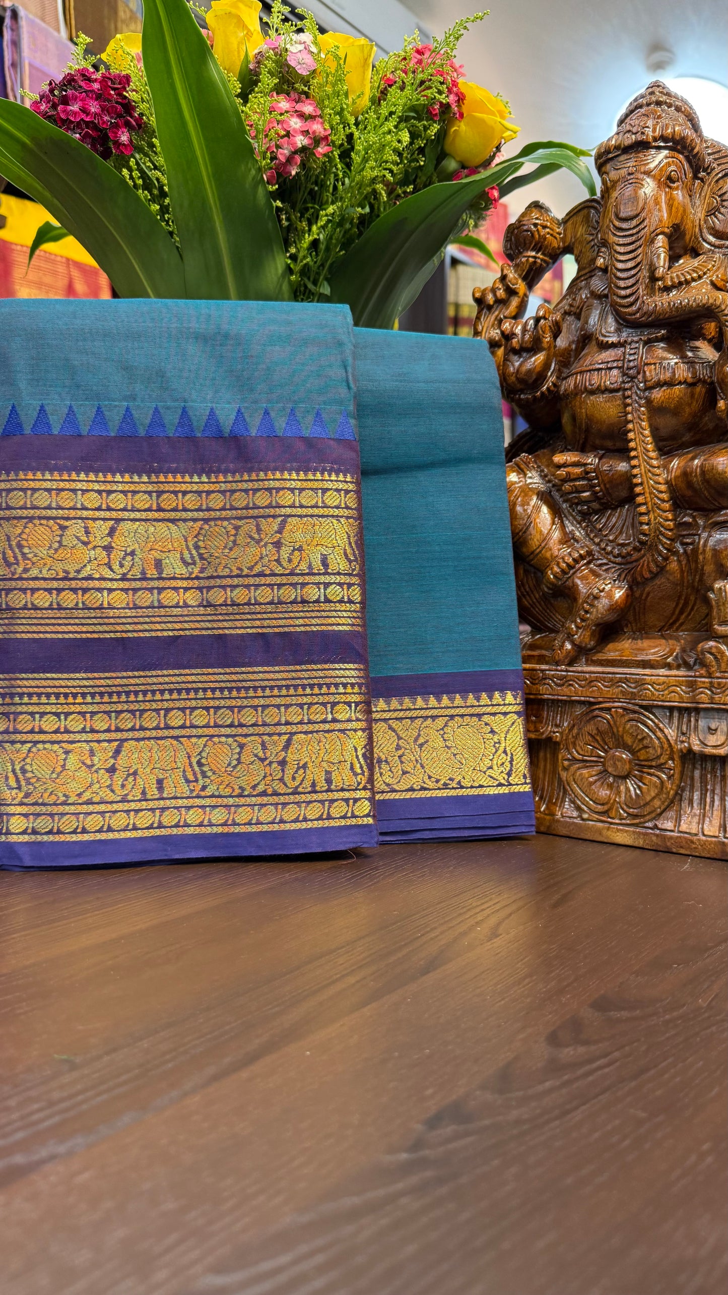 Kanchi Cotton Saree