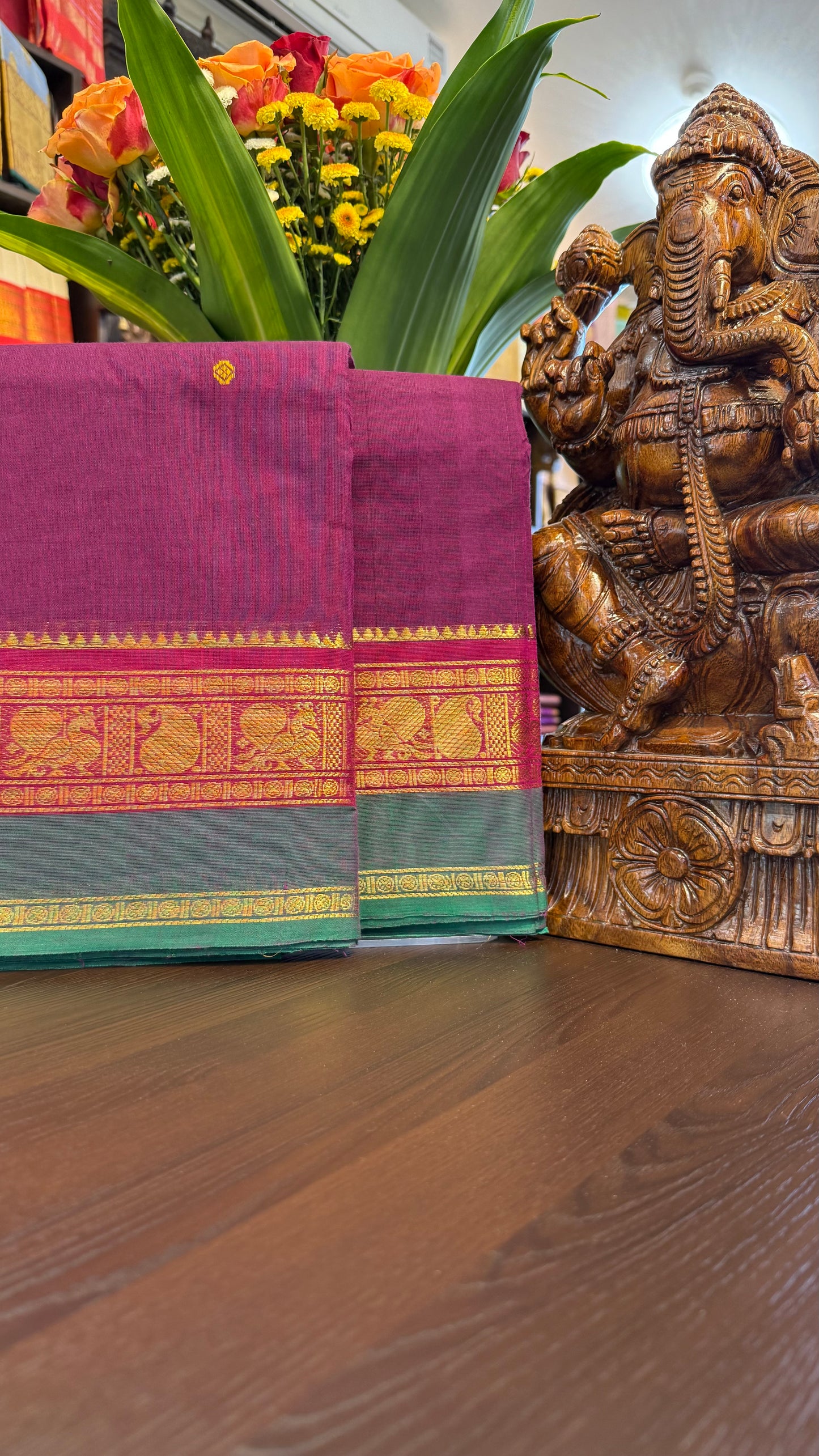 Kanchi Cotton Saree