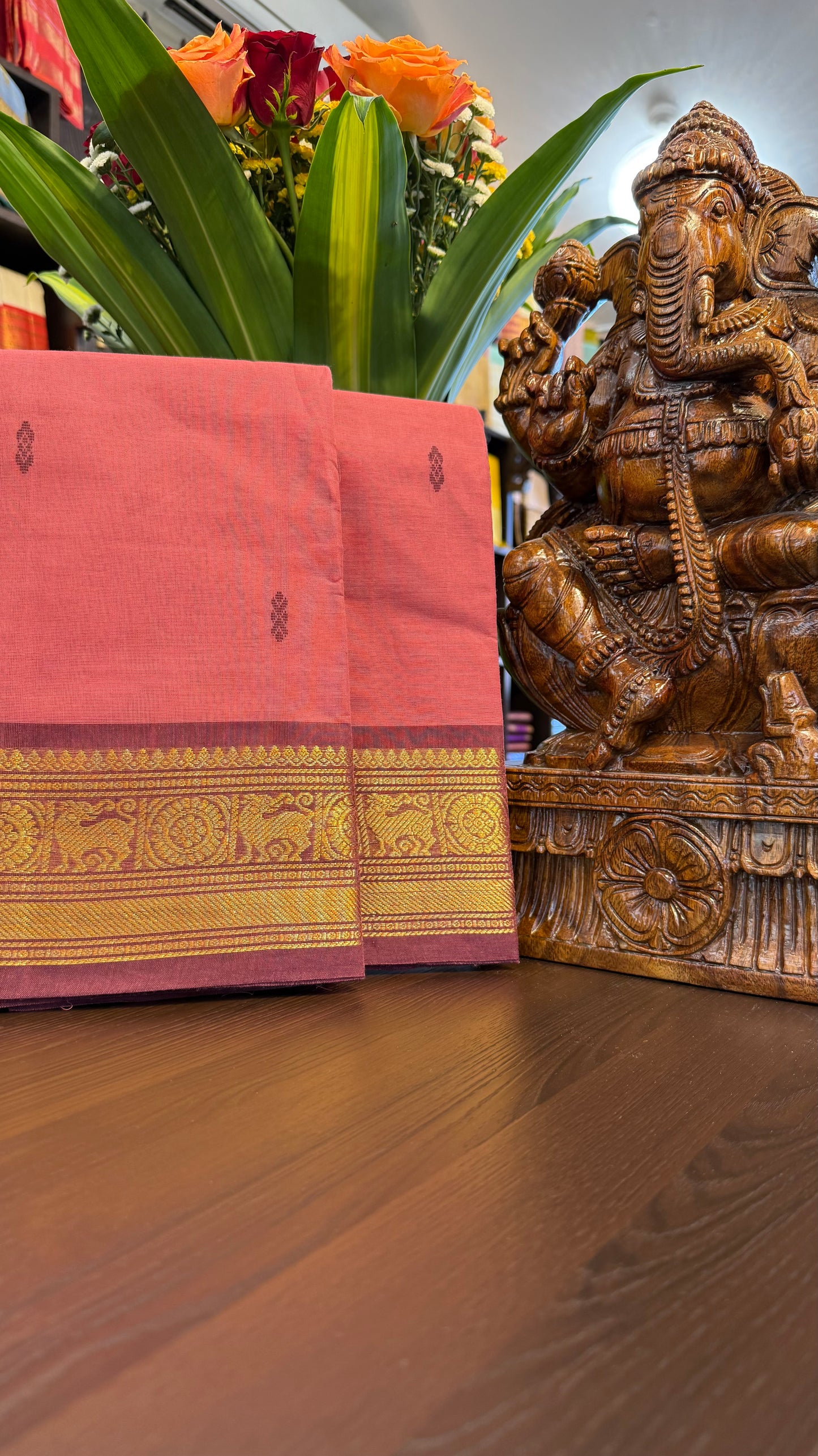 Kanchi Cotton Saree