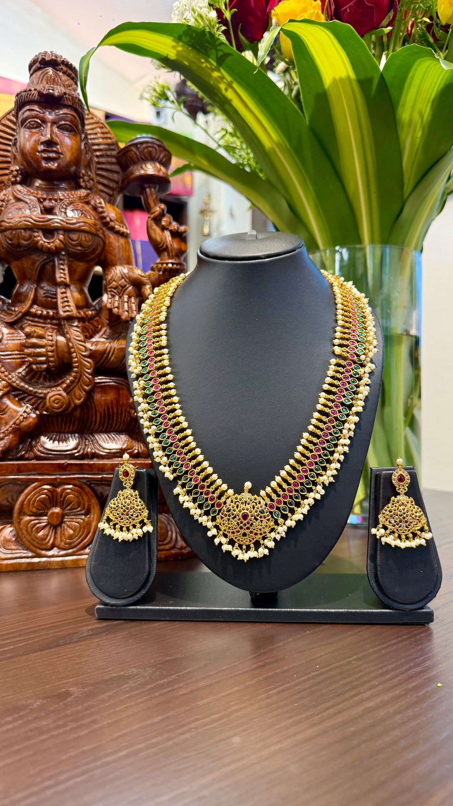 Arushi Long Necklace Jewellery Set