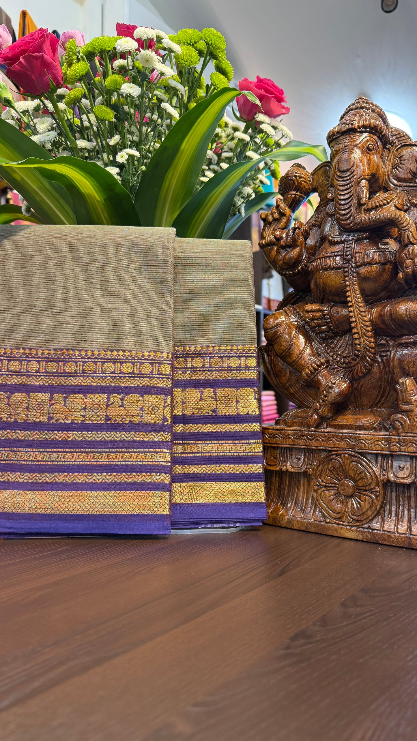 Kanchi Cotton Saree