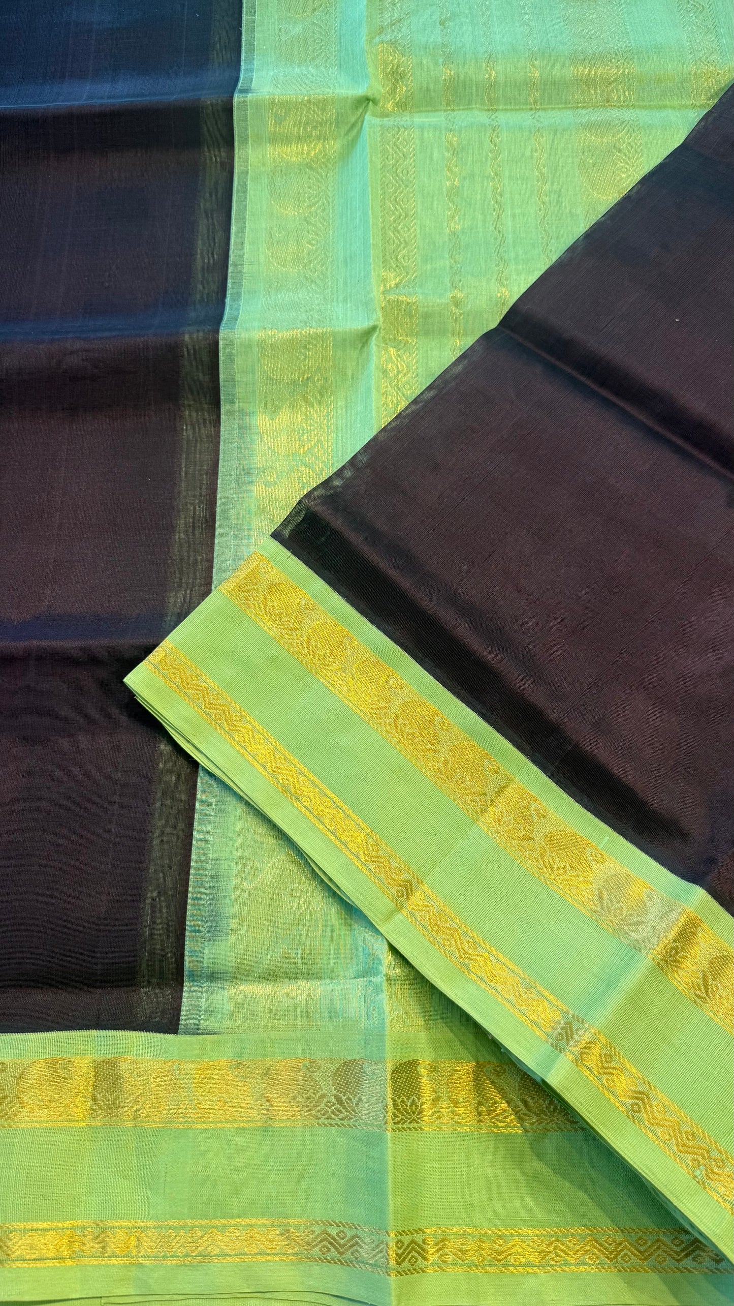 HANDLOOM KANCHIPURAM SILK COTTON (KSC217)